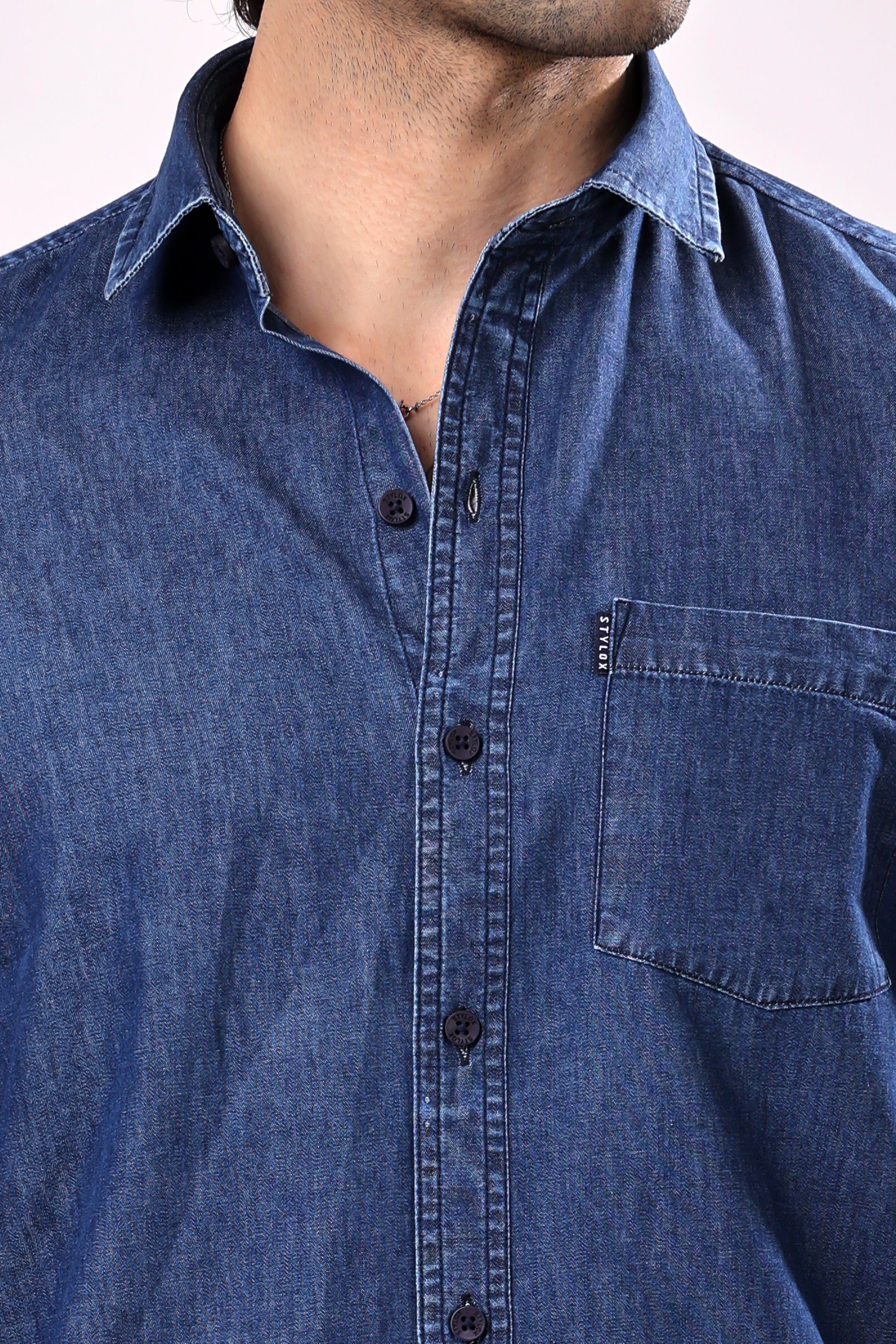 Stylox Denim Shirt - Stylox