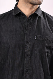 Stylox Denim Shirt Dark Grey
