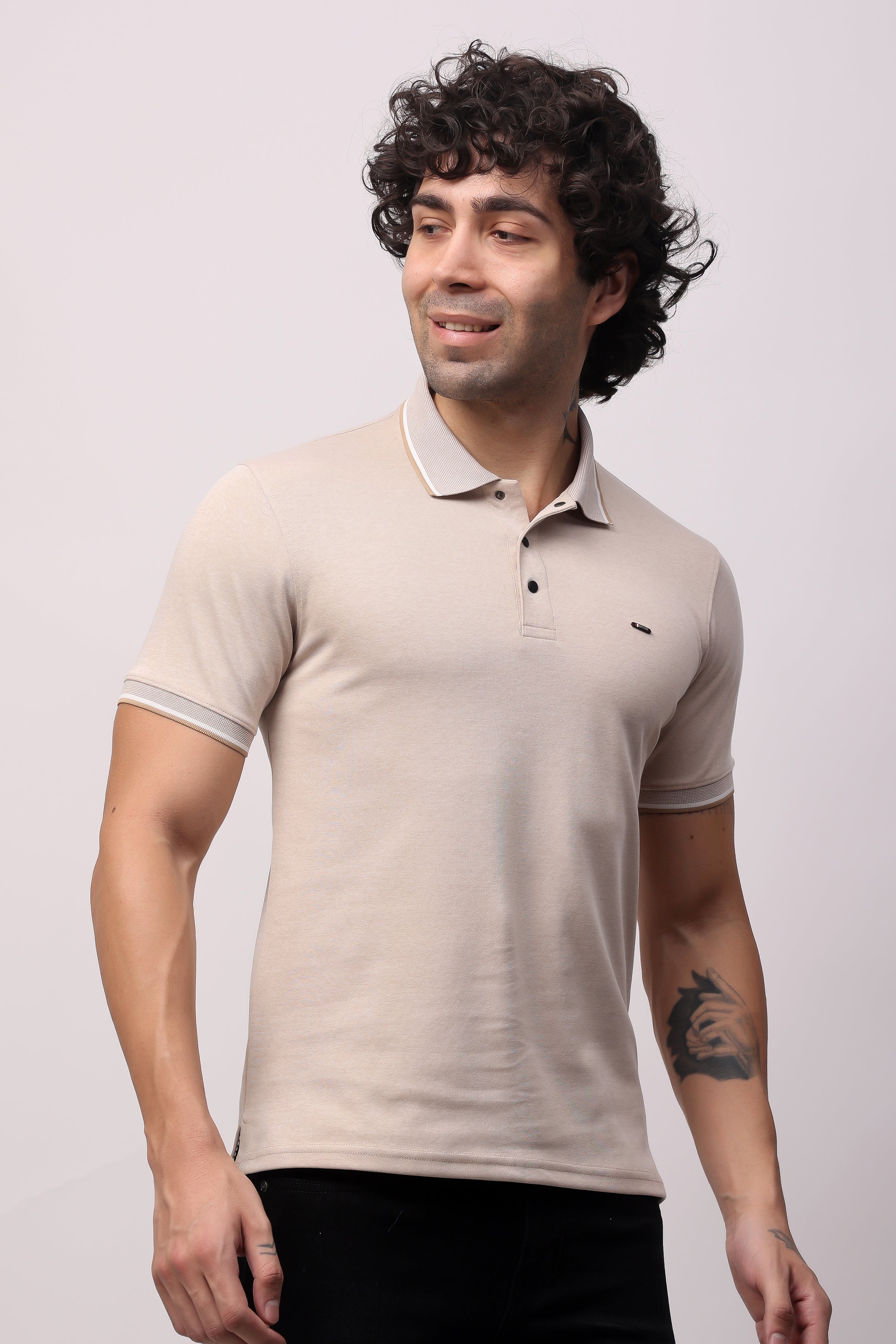STYLOX SOLID POLO T-SHIRT