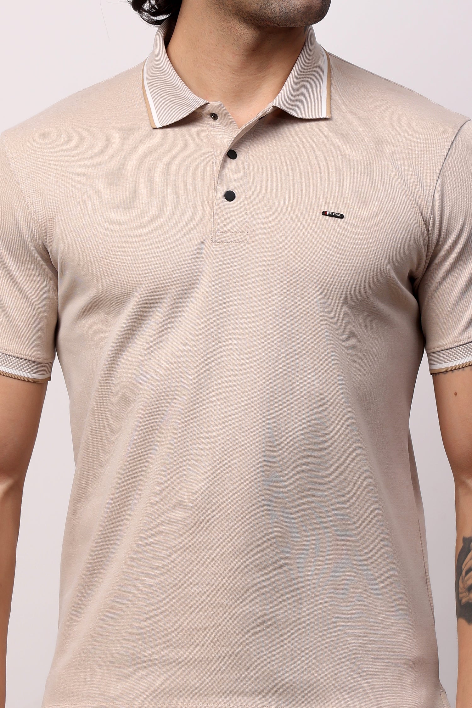STYLOX SOLID POLO T-SHIRT