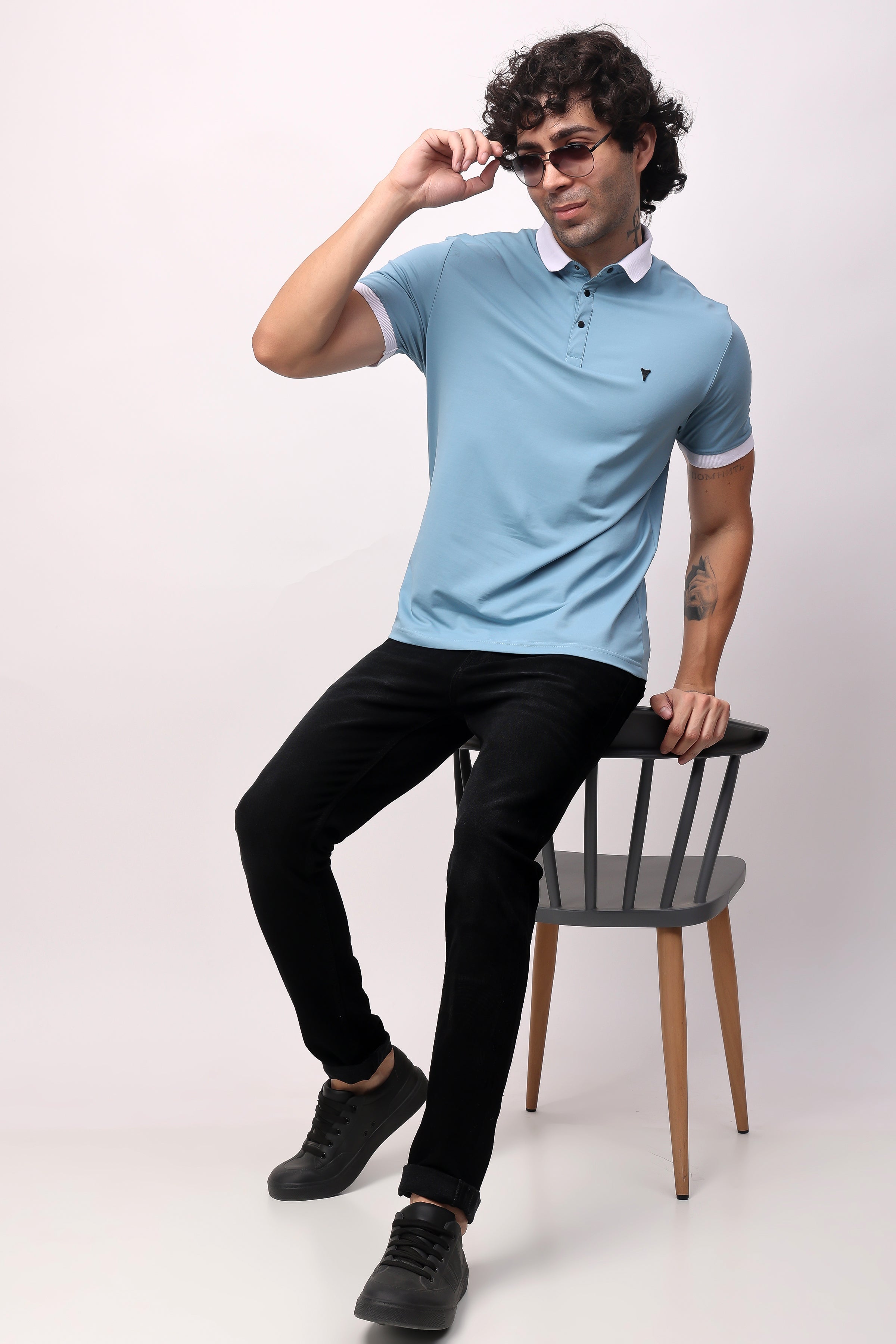 STYLOX SOLID POLO T-SHIRT