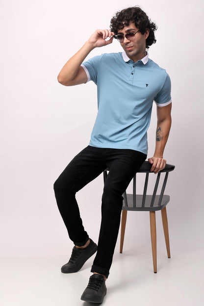STYLOX SOLID POLO T-SHIRT