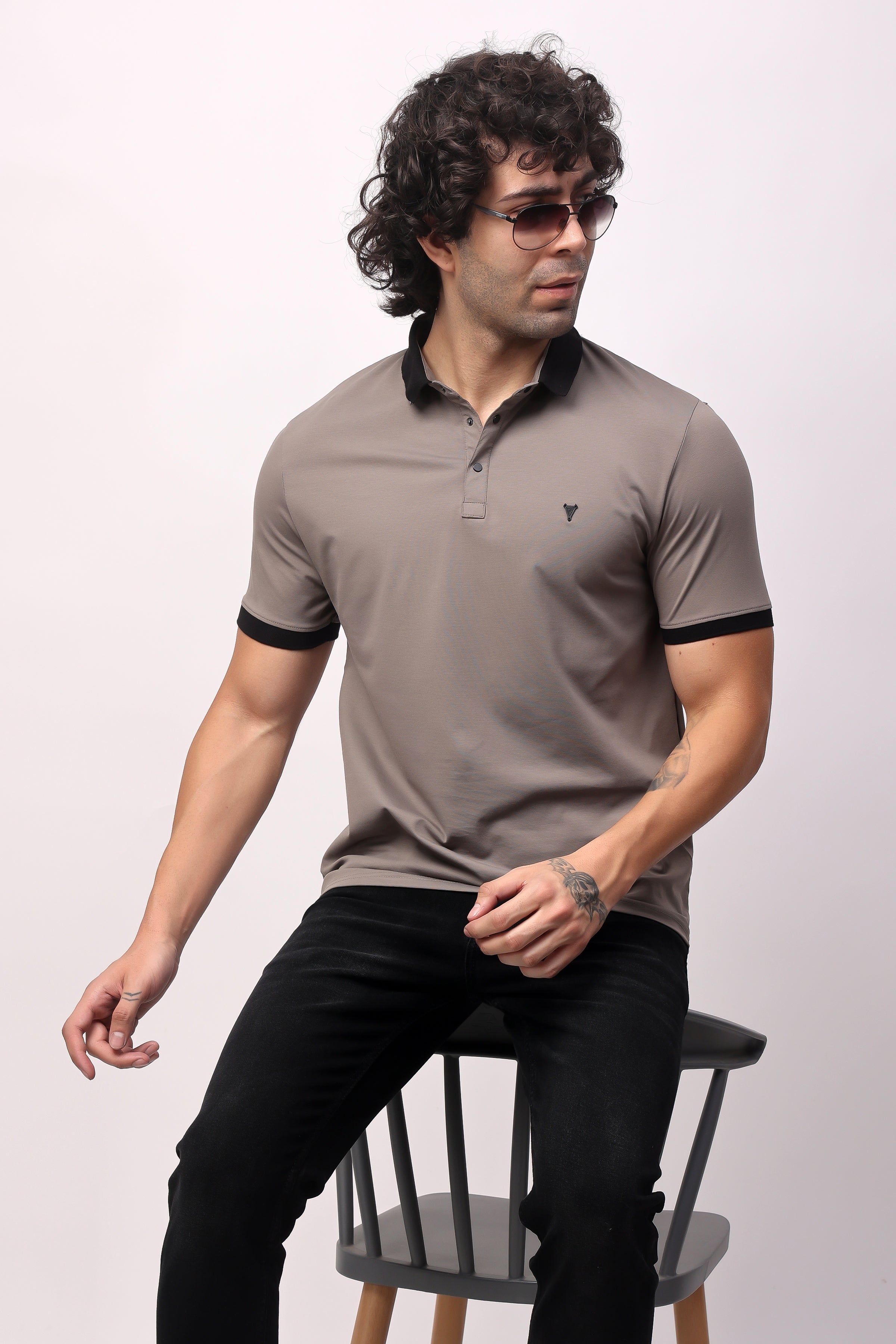 STYLOX SOLID POLO T-SHIRT