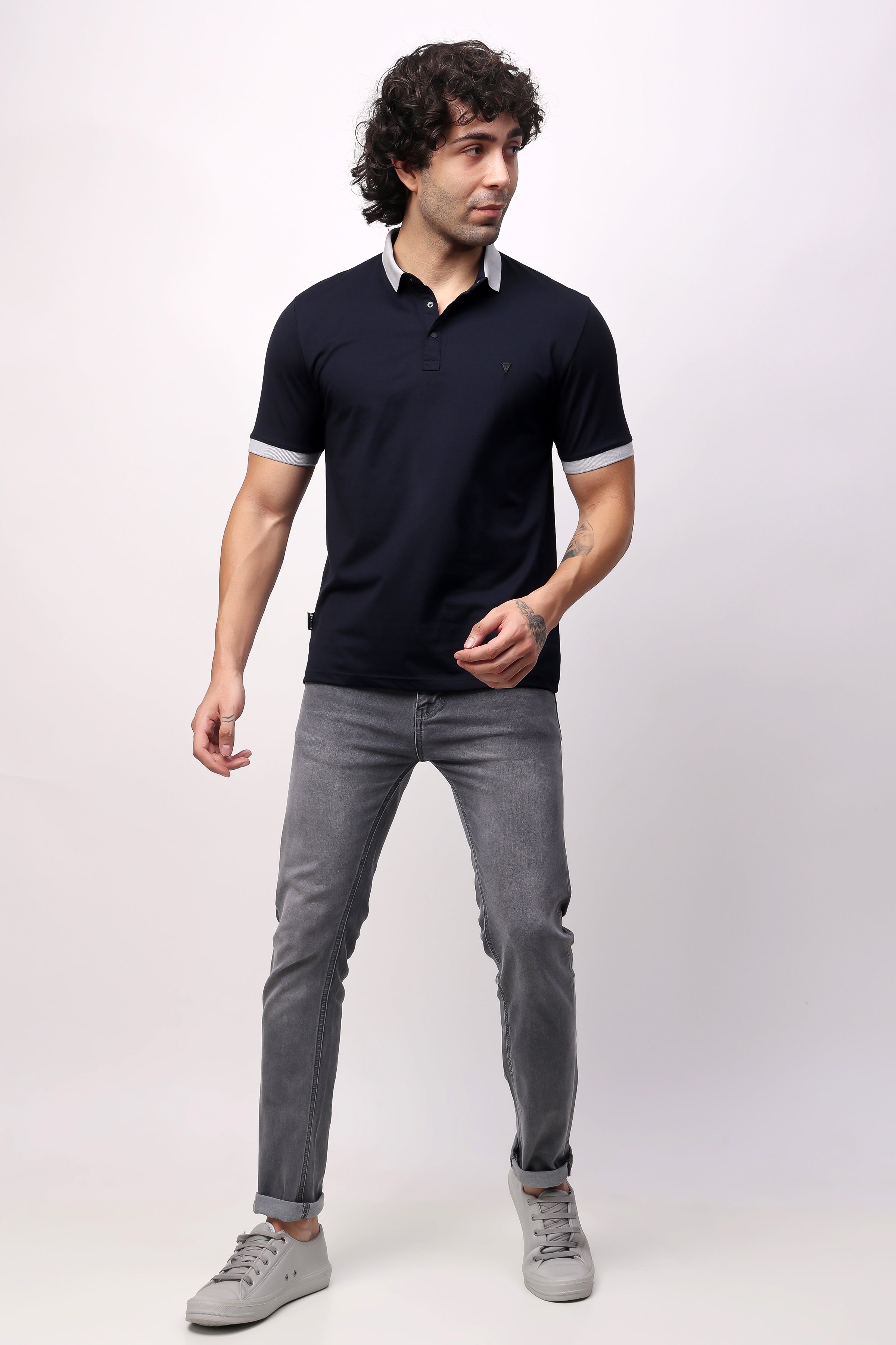 STYLOX SOLID POLO T-SHIRT