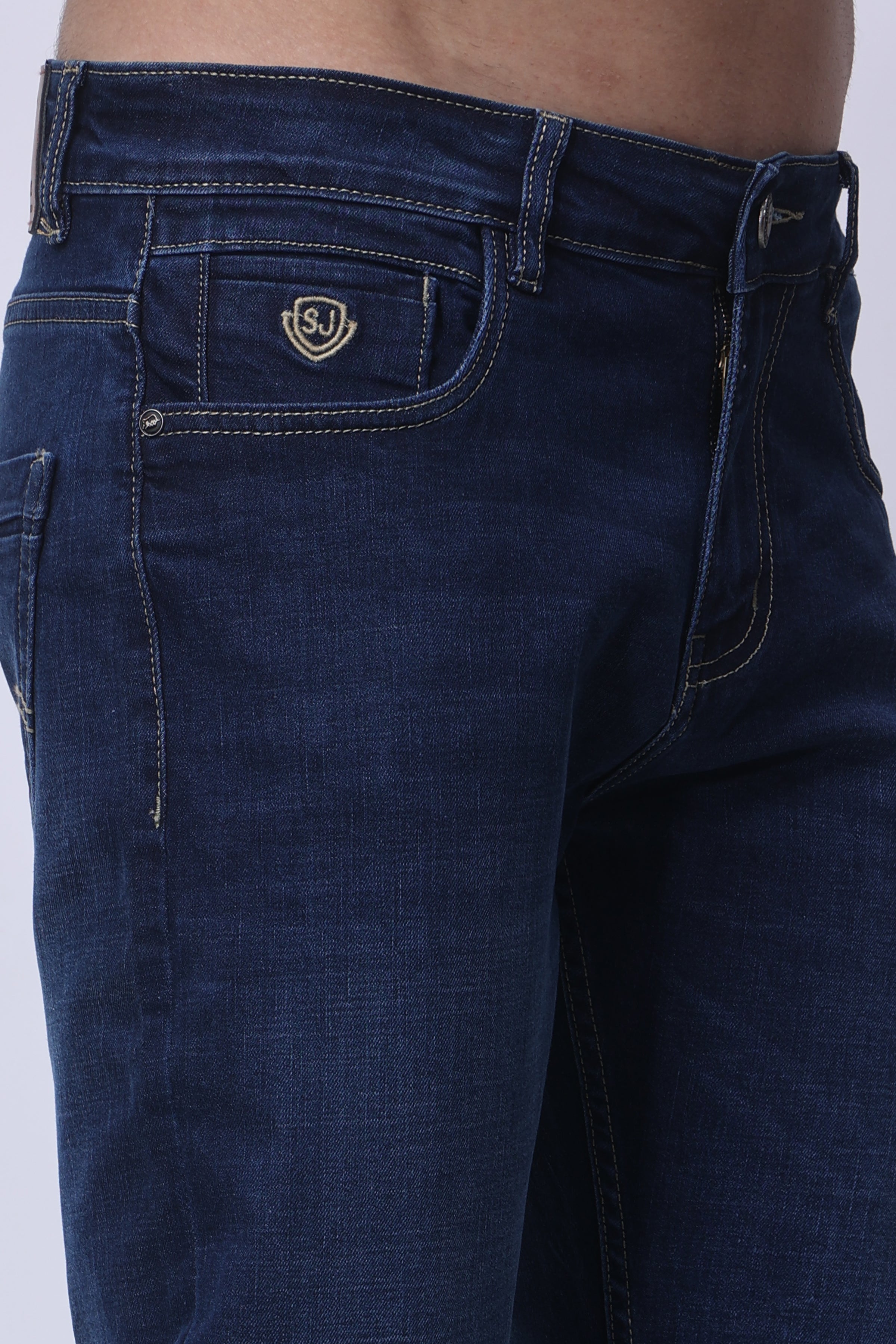 Stylox Men Slim Fit Jeans | Blue | - Stylox