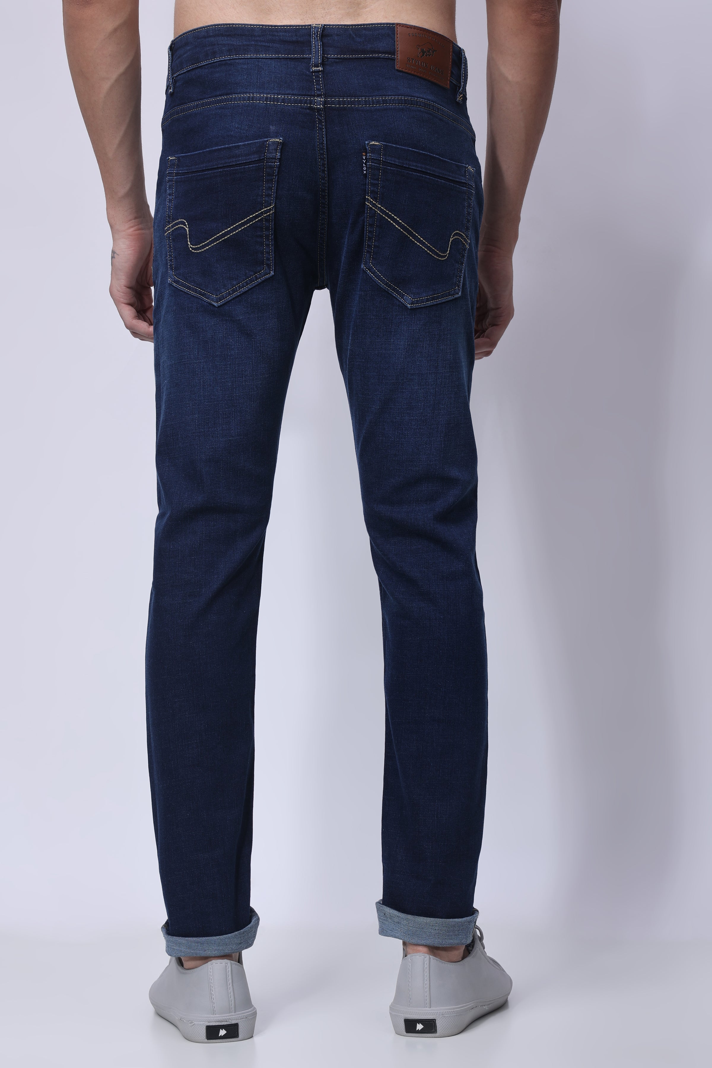 Stylox Men Slim Fit Jeans | Blue | - Stylox