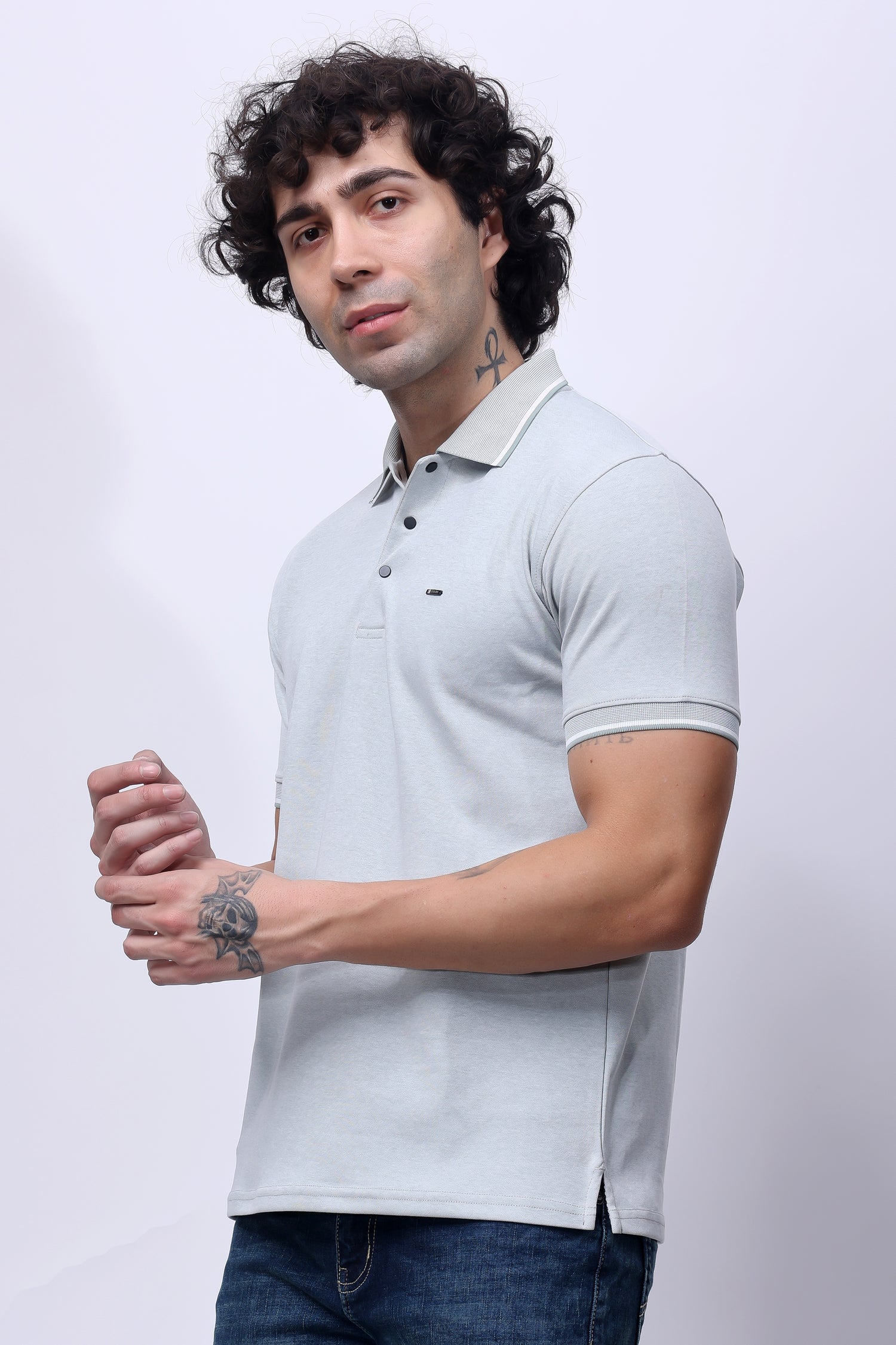 STYLOX SOLID POLO T-SHIRT