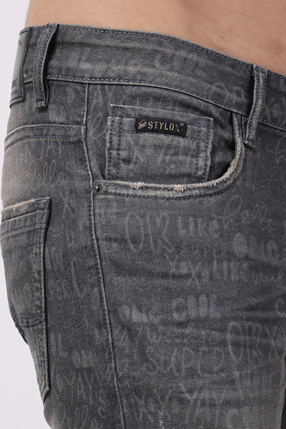 STYLOX MEN LASER DENIM ANKLE FIT Jeans
