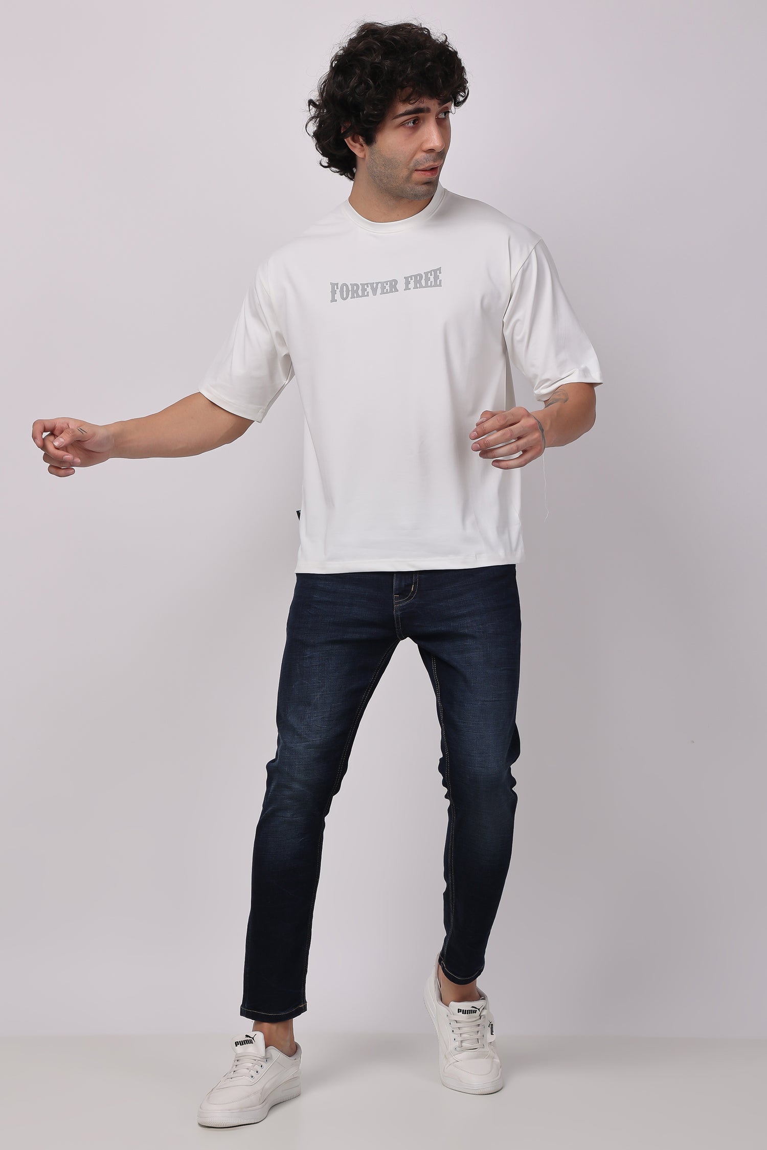 STYLOX MEN CREW NECK PRINTED T-SHIRT