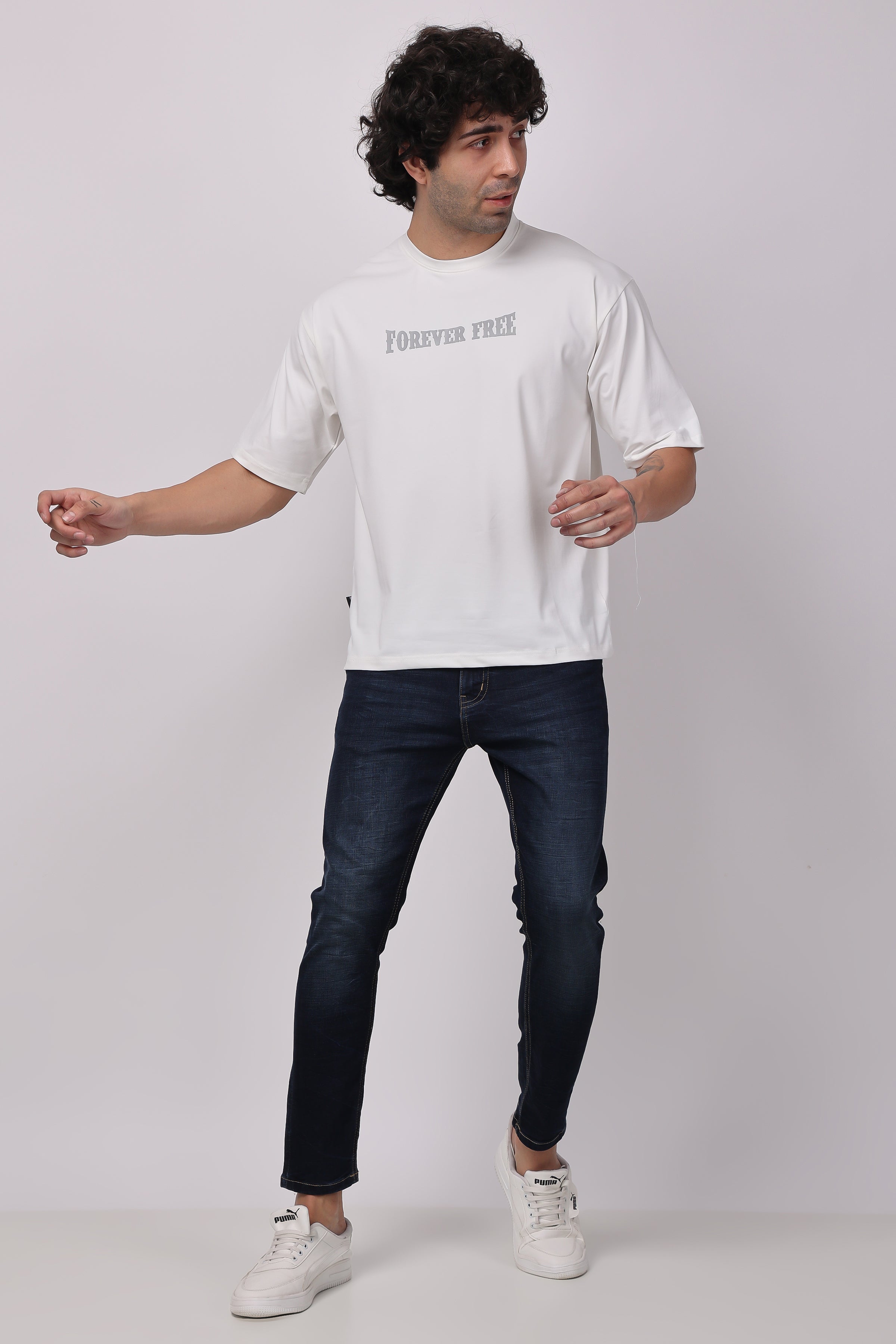STYLOX MEN CREW NECK PRINTED T-SHIRT - Stylox