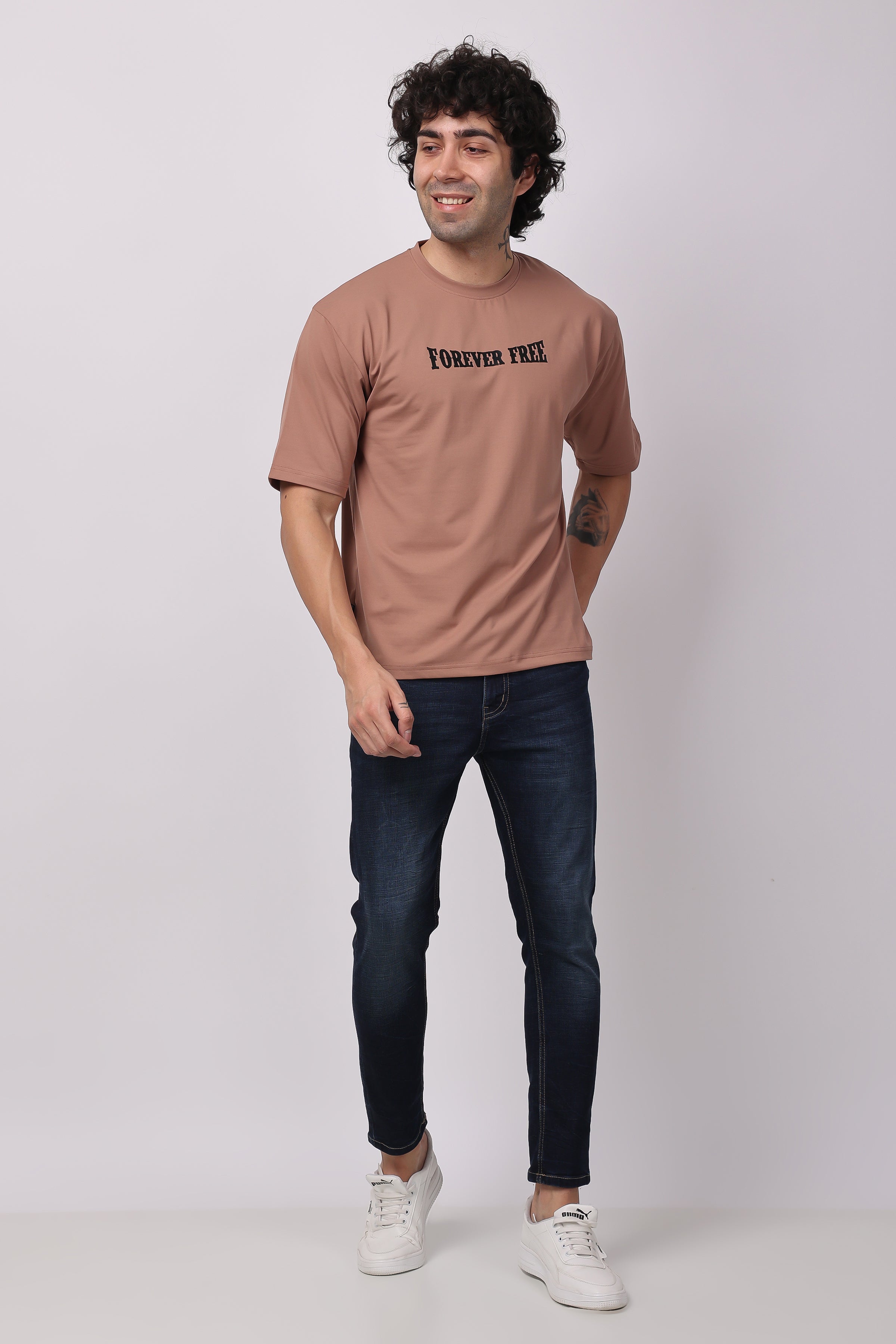 STYLOX MEN CREW NECK PRINTED T-SHIRT - Stylox