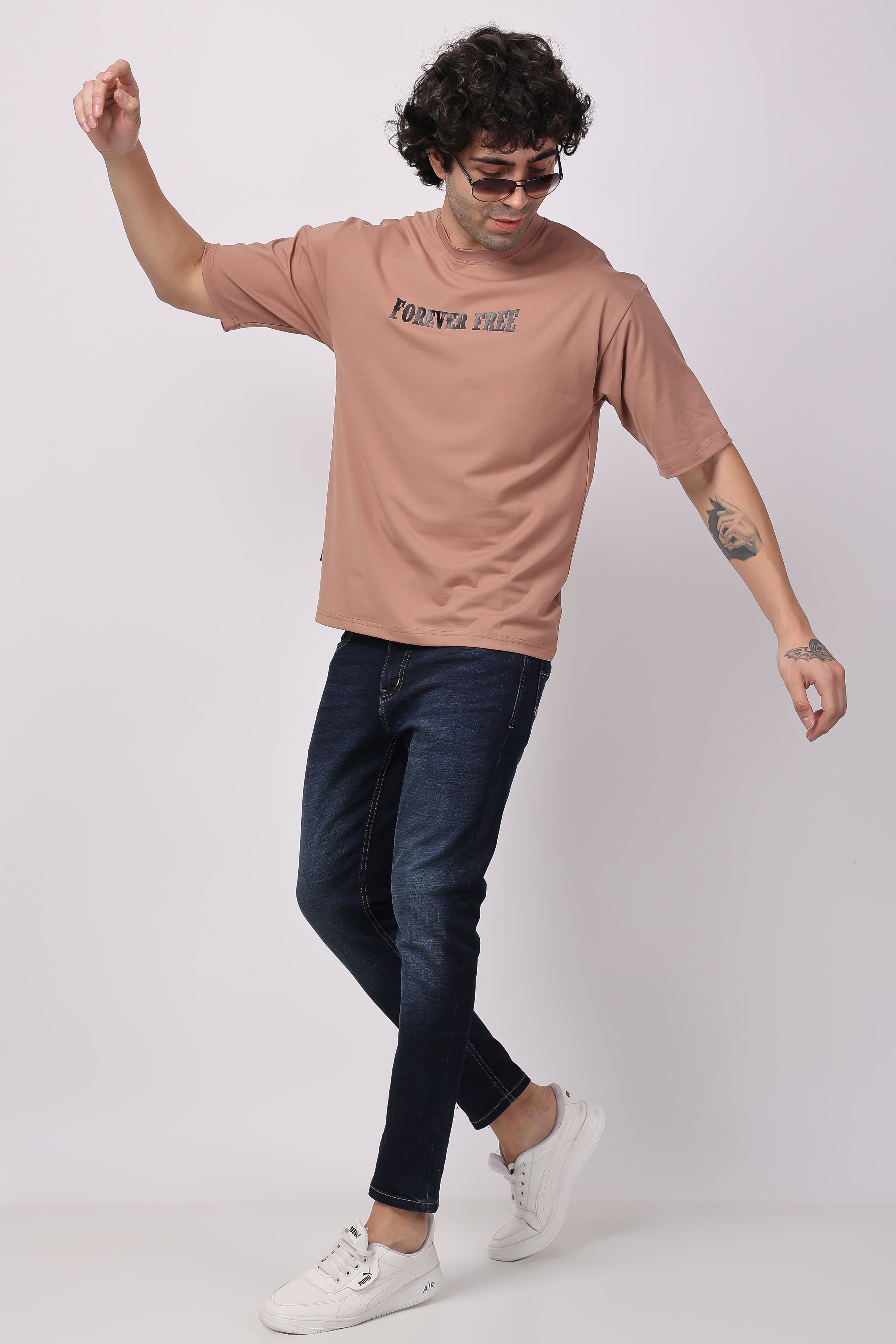 STYLOX MEN CREW NECK PRINTED T-SHIRT - Stylox