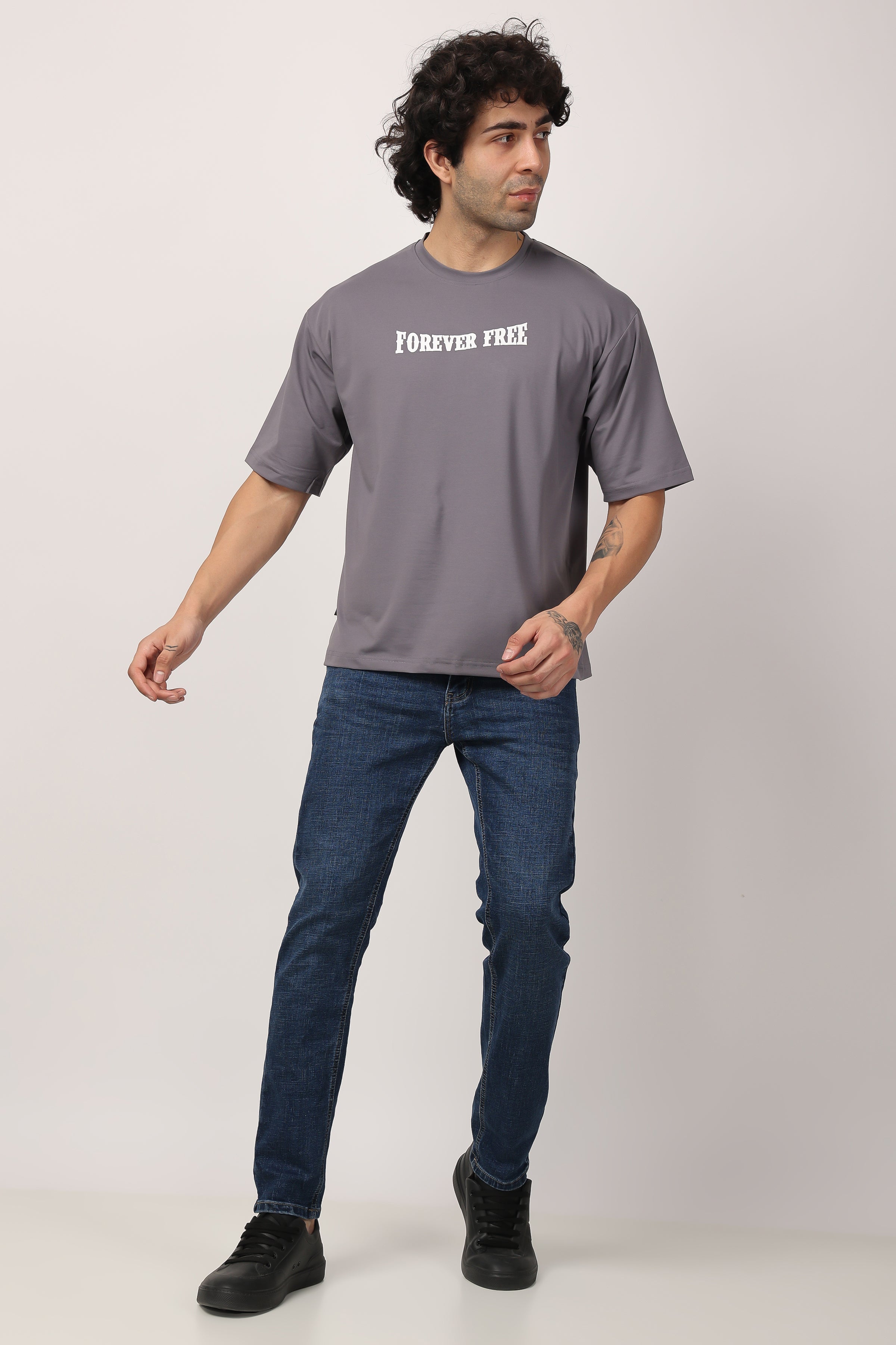 STYLOX MEN CREW NECK PRINTED T-SHIRT - Stylox