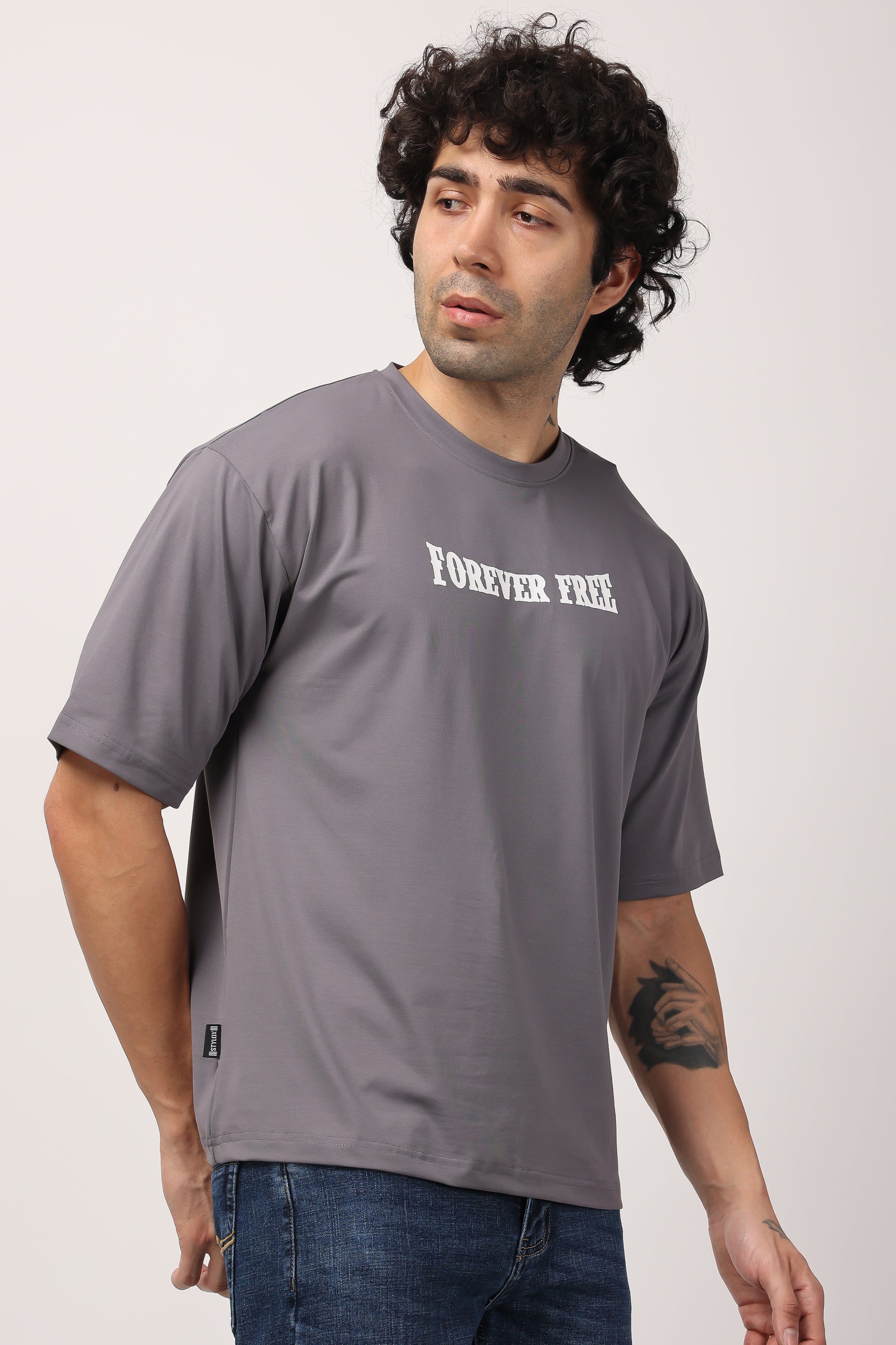 STYLOX MEN CREW NECK PRINTED T-SHIRT - Stylox