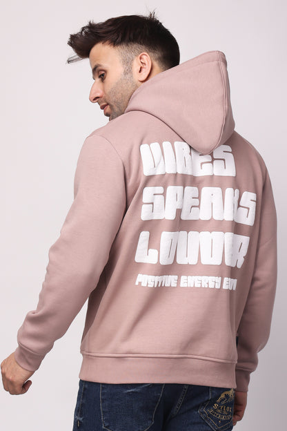 STYLOX GOOD VIBES PRINTED HOODIE
