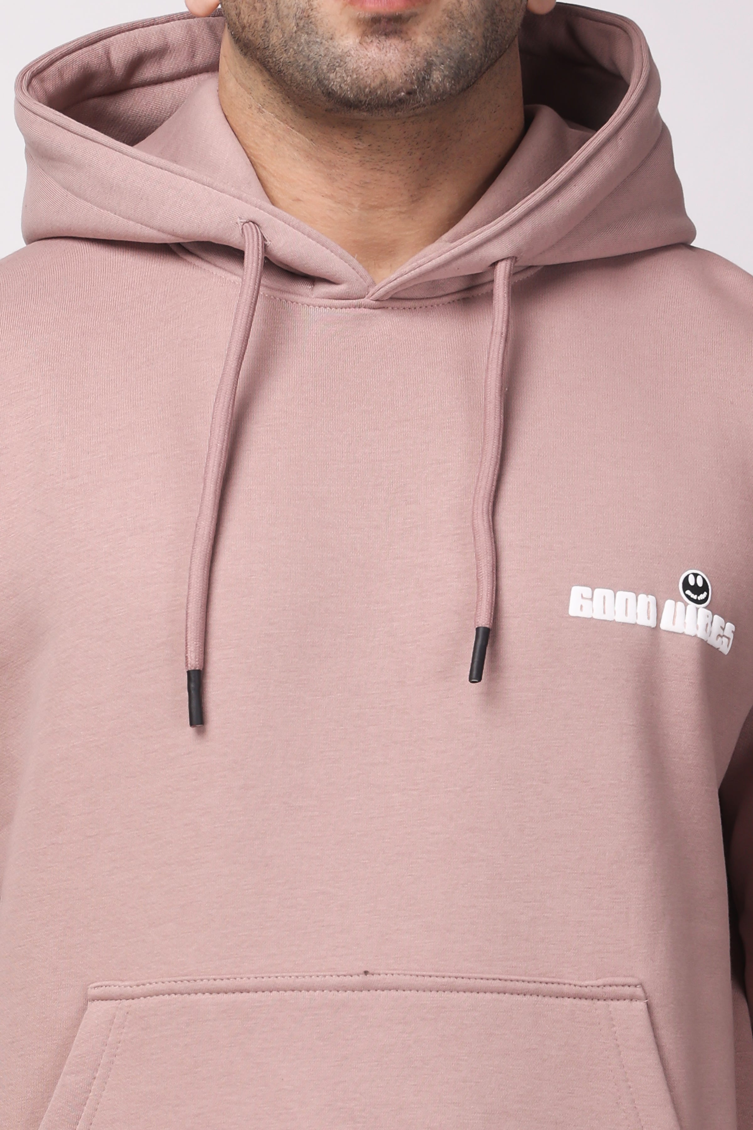 STYLOX GOOD VIBES PRINTED HOODIE
