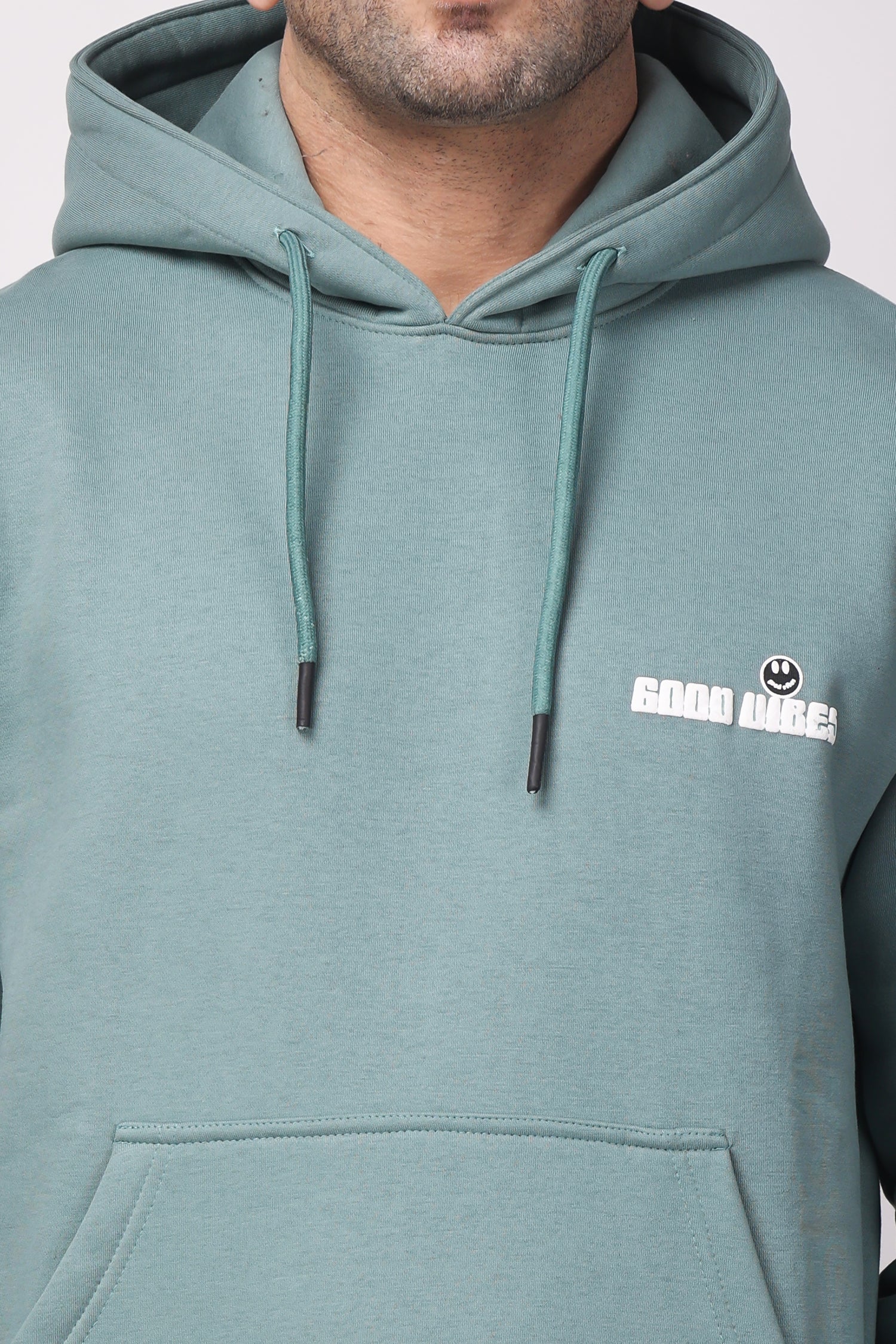 STYLOX GOOD VIBES PRINTED HOODIE