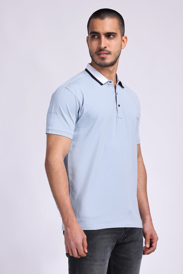 Stylox Men  Polo Collar Slim Fit T-shirt - 67558