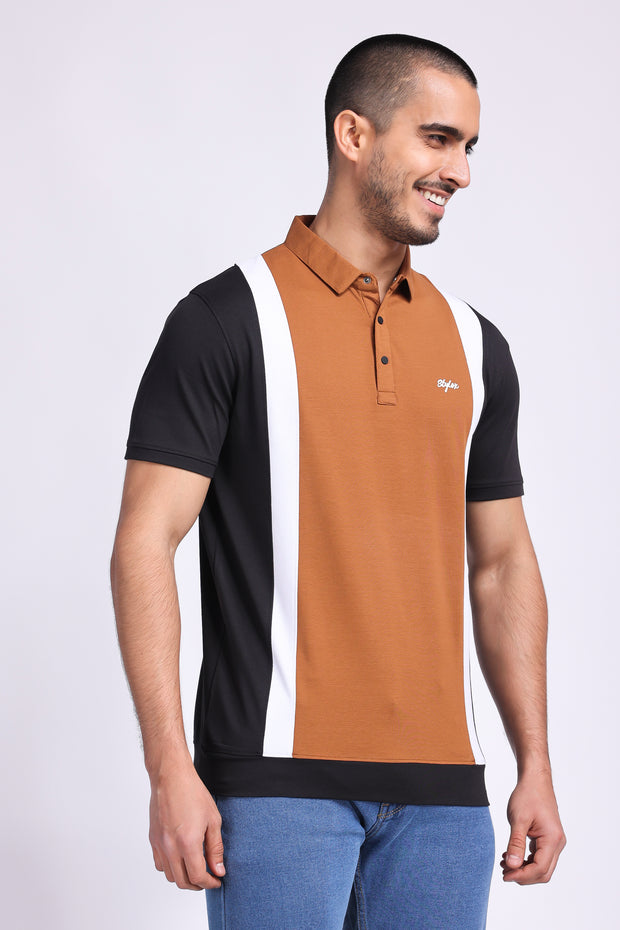 Stylox Men Polo Collar Slim Fit T-shirt - 67599