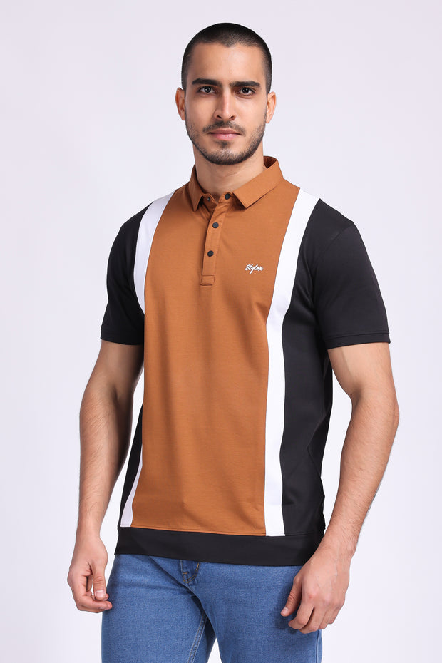 Stylox Men Polo Collar Slim Fit T-shirt - 67599