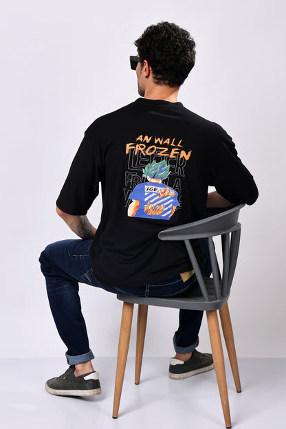 Stylox Men’s Oversized Round Neck Half Sleeve Back Printed T-Shirt | Premium Cotton Loose Fit Graphic Tee for Streetwear &amp; Casual Style