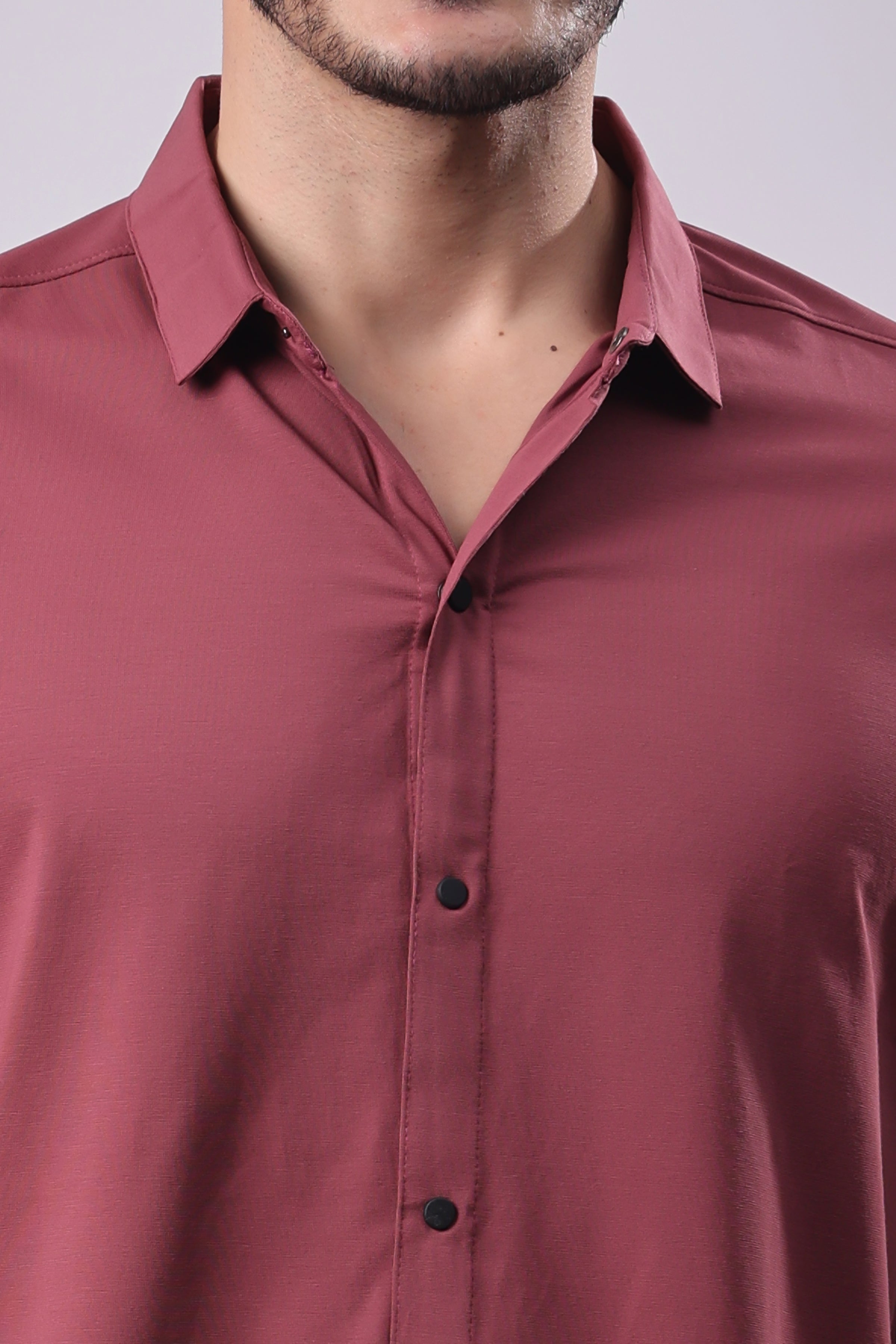 Stylox Men's Half Sleeve Front Open Casual Shirt – Premium Cotton Blend Button-Down Summer Shirt for Smart Everyday Comfort - Stylox