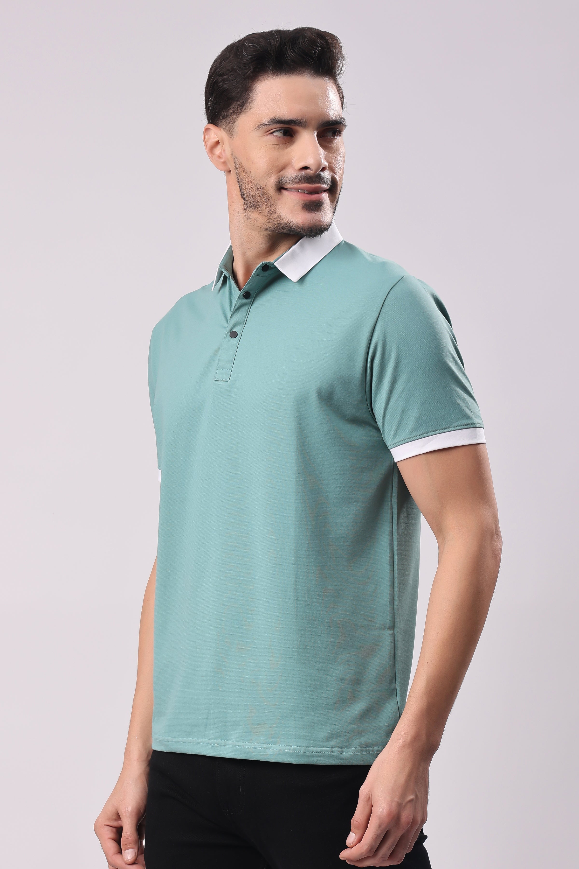 STYLOX SOLID POLO T-SHIRT - Stylox