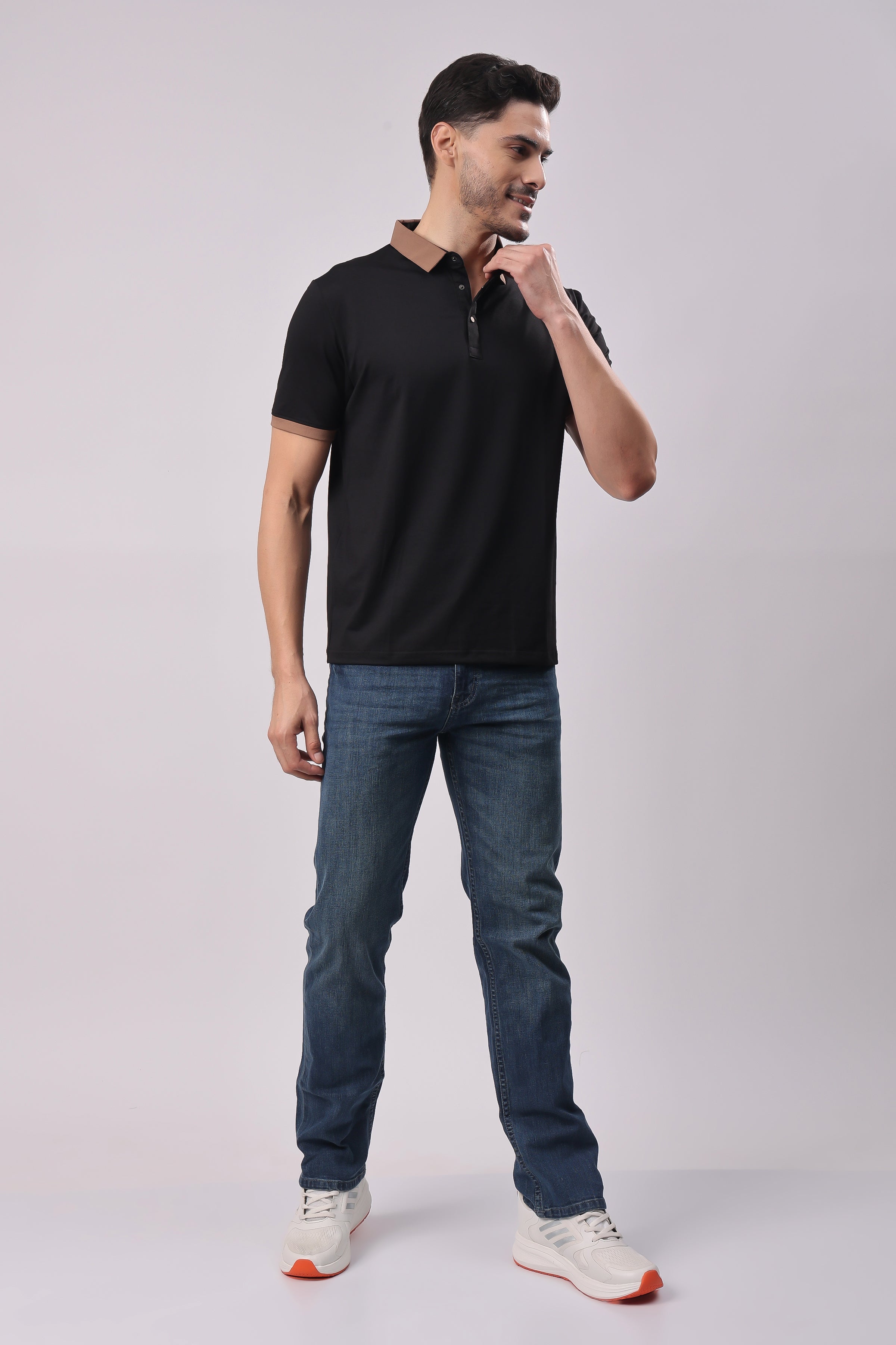 STYLOX SOLID POLO T-SHIRT - Stylox