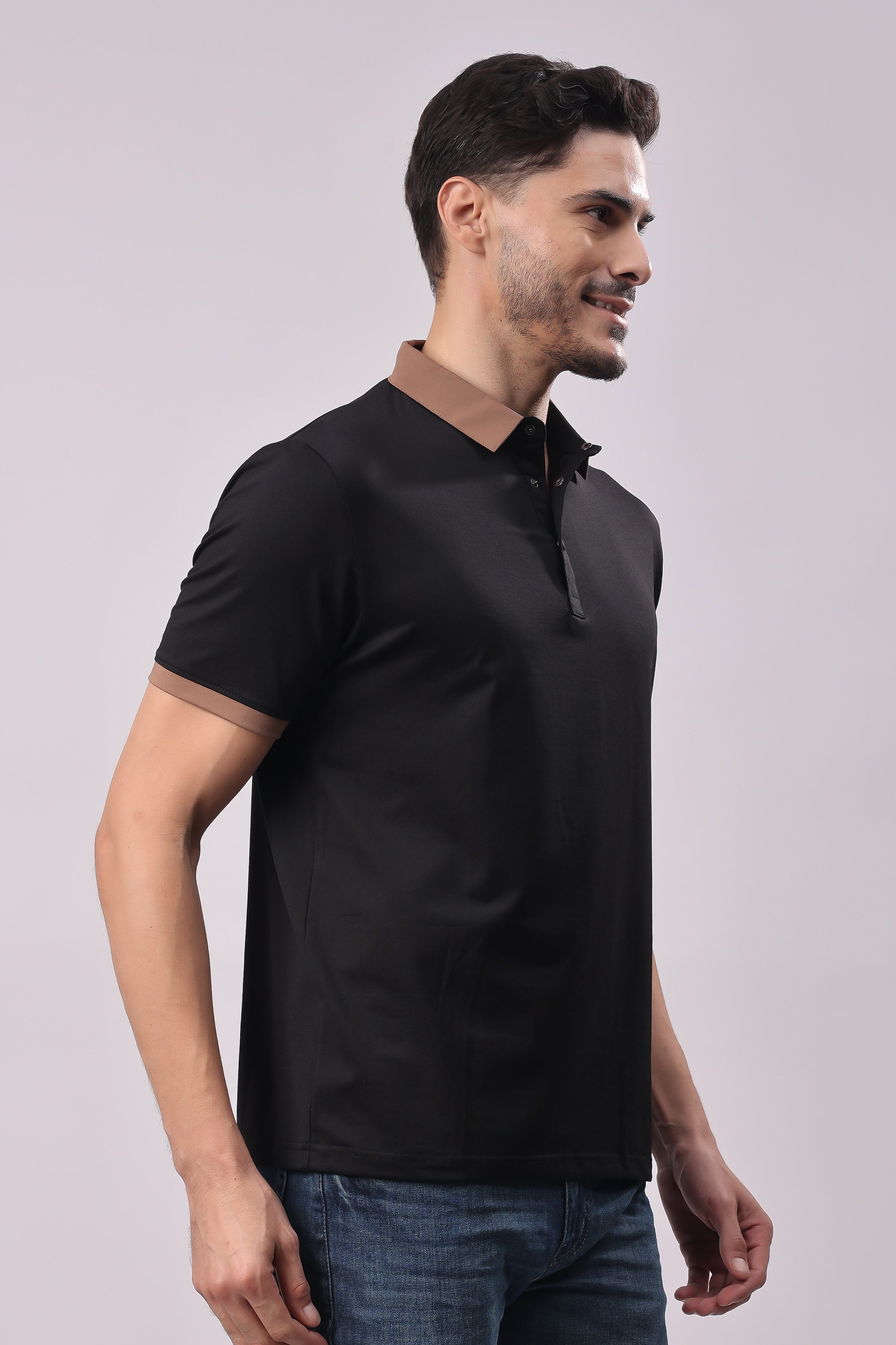 STYLOX SOLID POLO T-SHIRT - Stylox