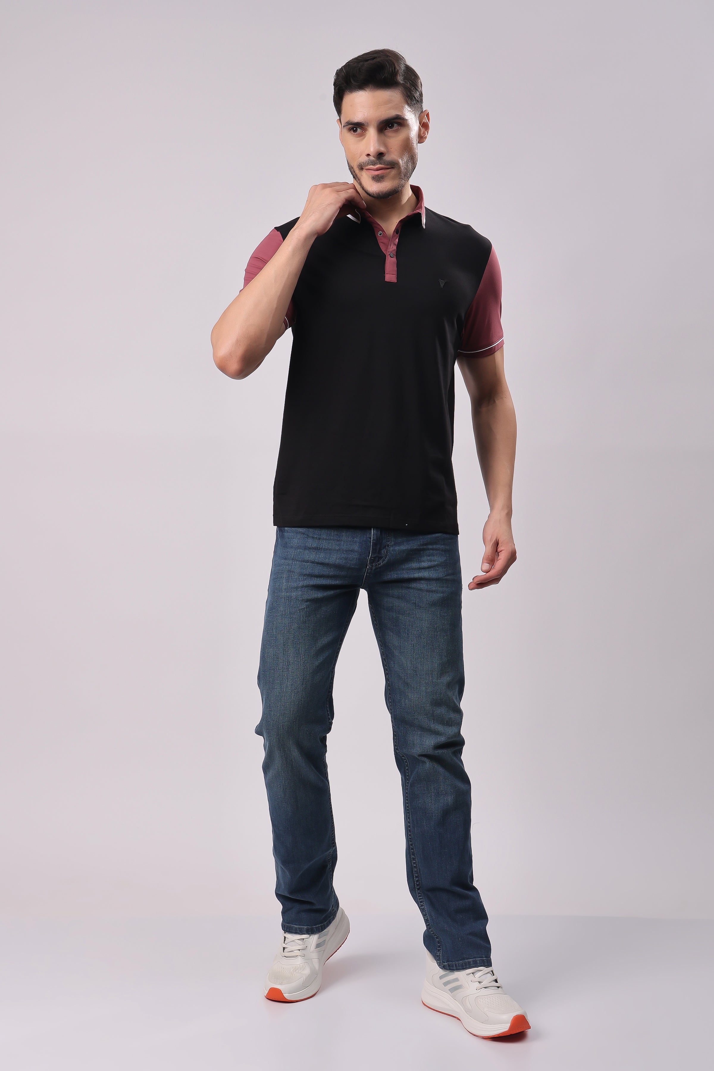 STYLOX SOLID POLO T-SHIRT FOR MEN - Stylox