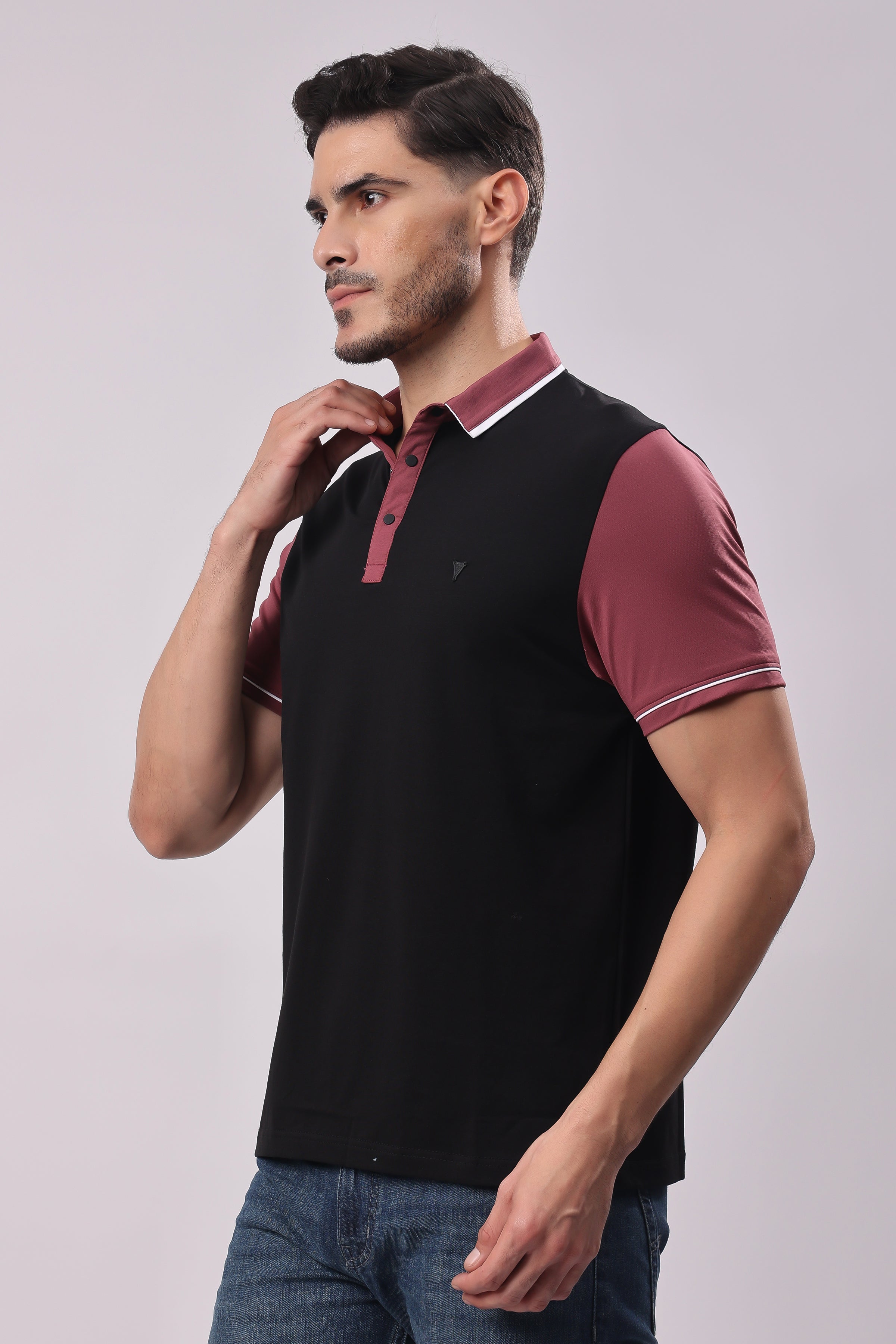 STYLOX SOLID POLO T-SHIRT FOR MEN - Stylox