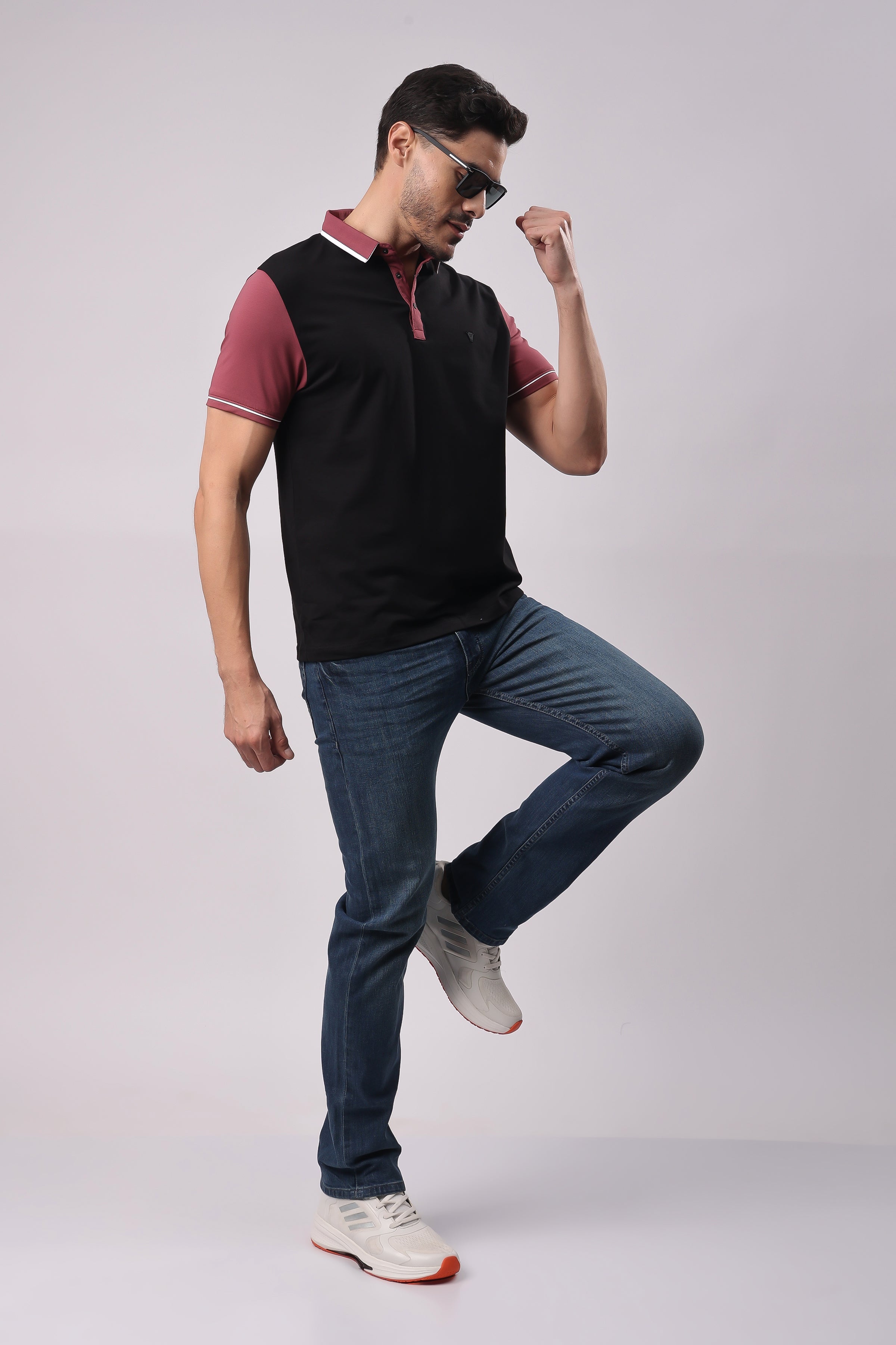 STYLOX SOLID POLO T-SHIRT FOR MEN - Stylox