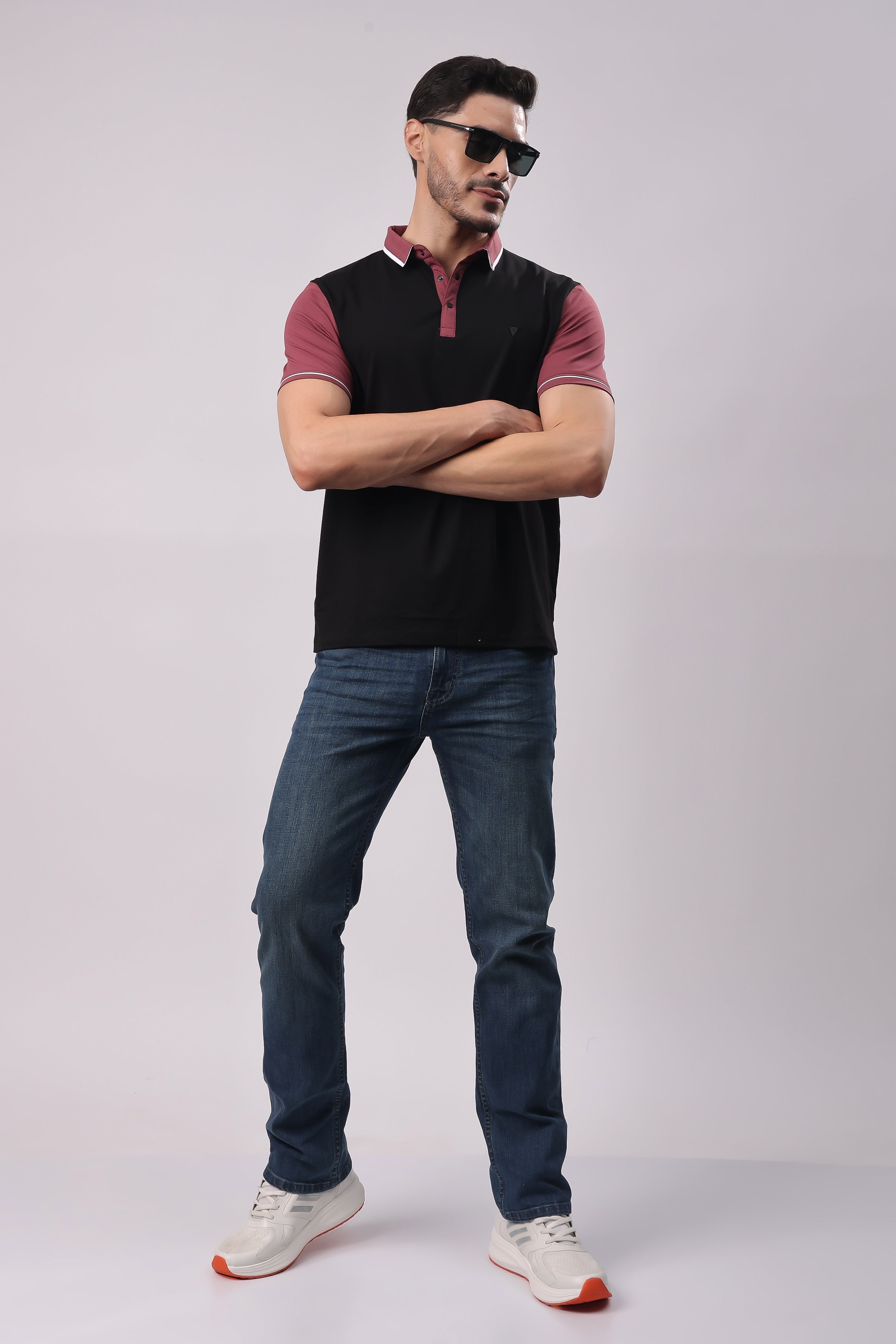 STYLOX SOLID POLO T-SHIRT FOR MEN - Stylox