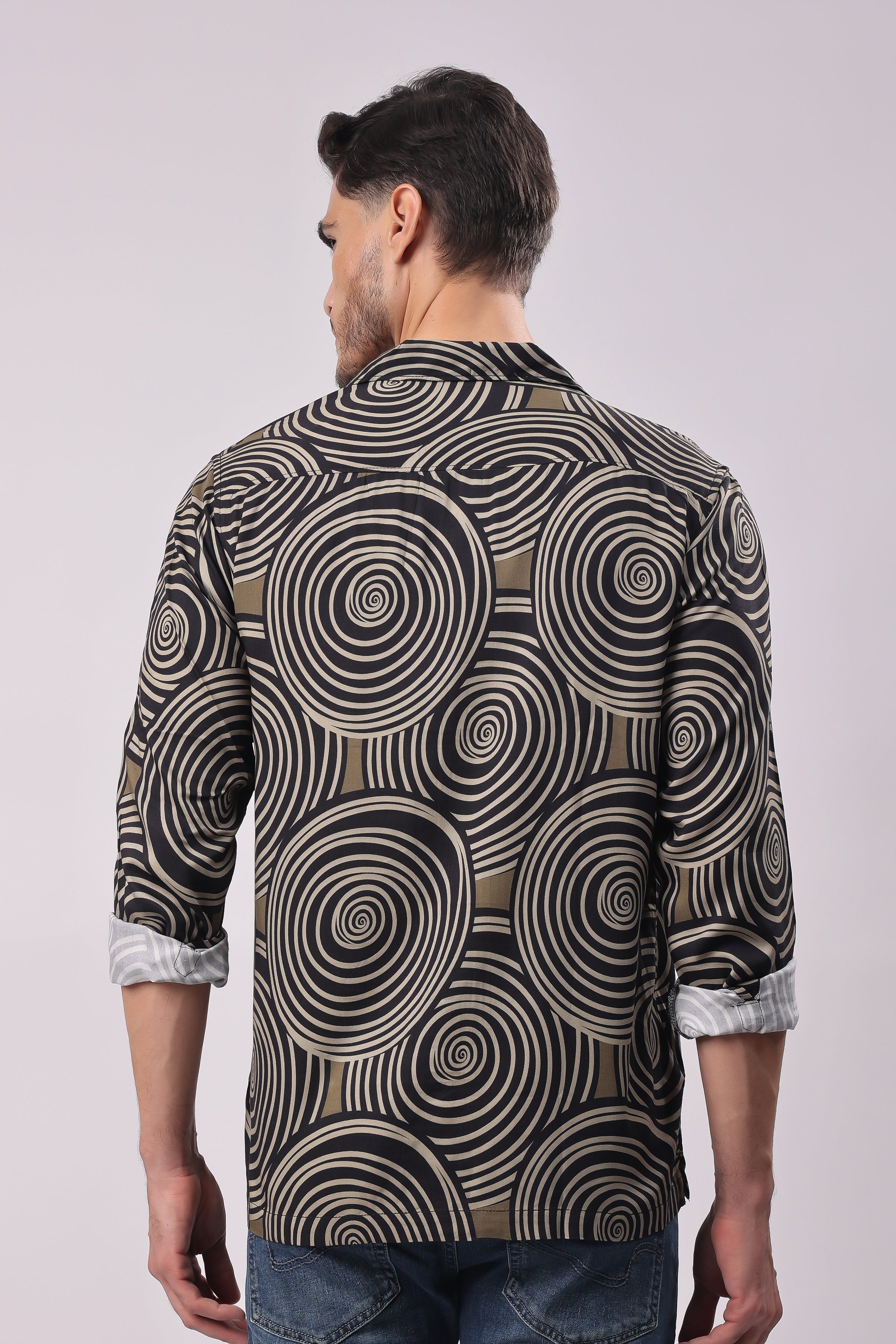 Stylox Mens Full Sleeve Print Shirt - Stylox