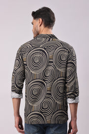 Stylox Mens Full Sleeve Print Shirt