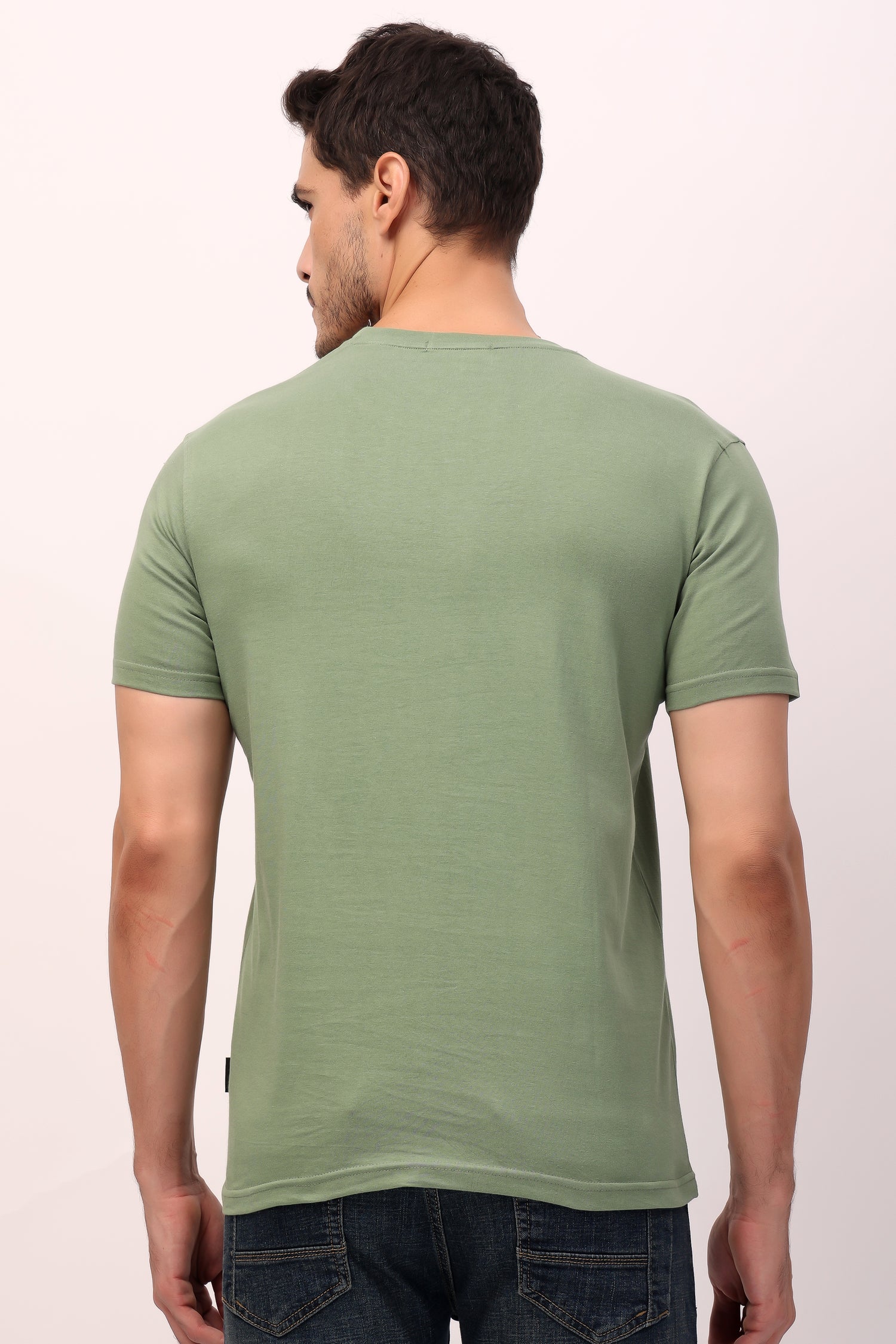 Stylox Men’s Regular Fit Round Neck Half Sleeve Solid T-Shirt | Premium Cotton Plain Casual Tee for Everyday Wear