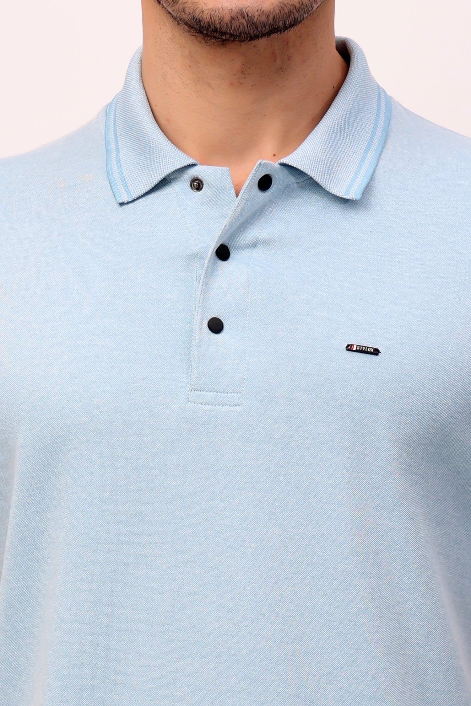 STYLOX SOLID POLO T-SHIRT