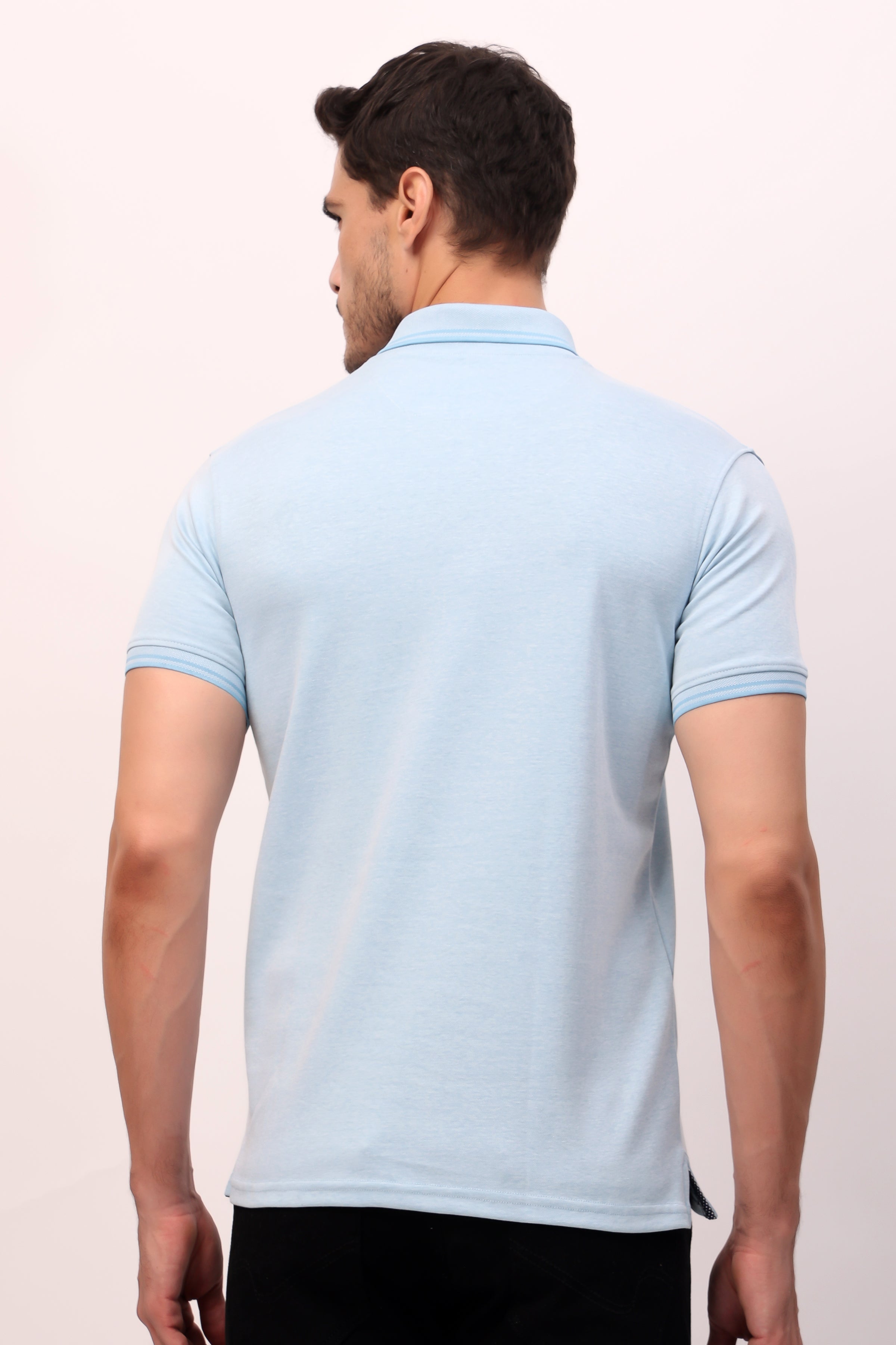 STYLOX Men's Half Sleeve Solid Polo T-shirt - Stylox