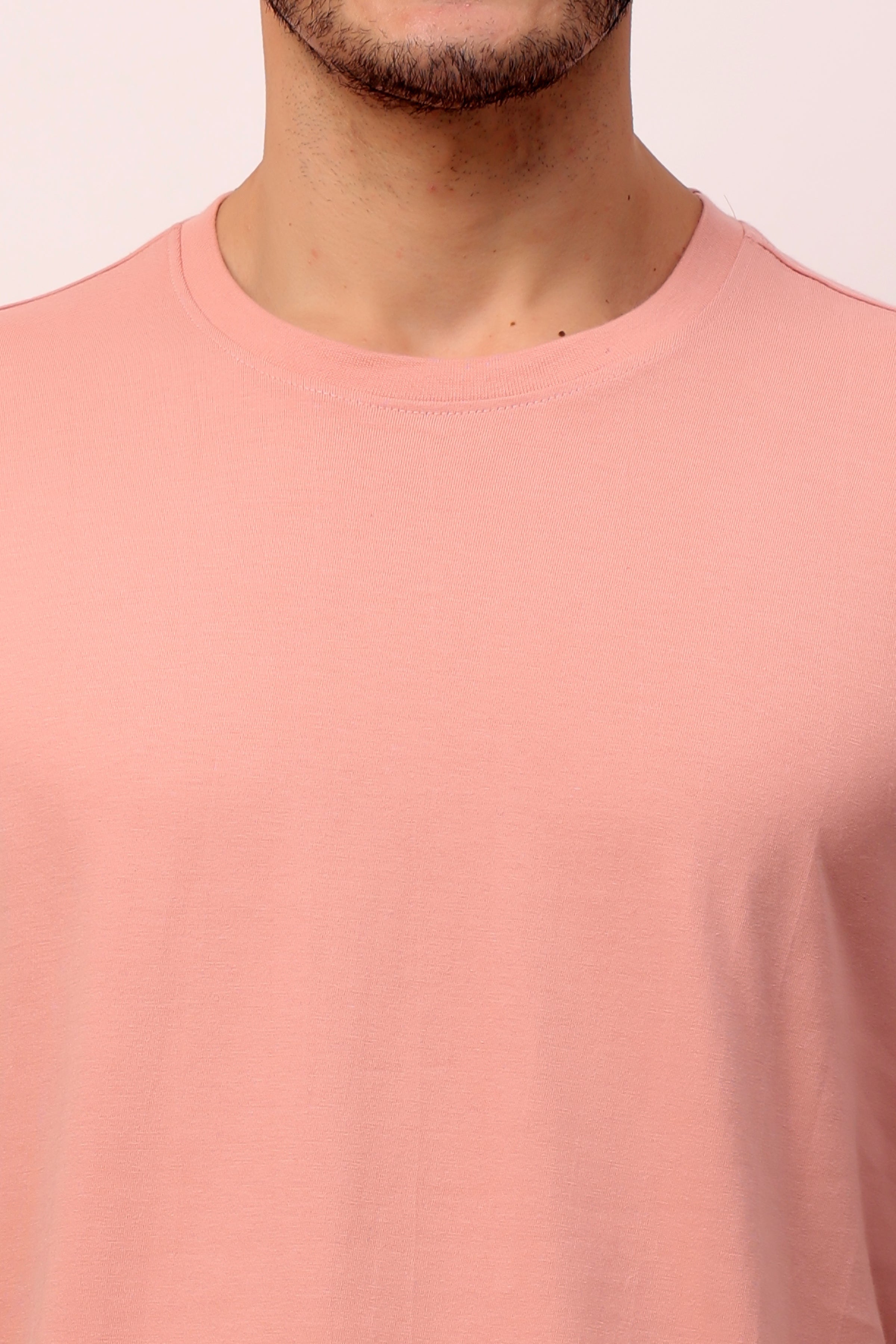 Stylox Men’s Regular Fit Round Neck Half Sleeve Solid T-Shirt | Premium Cotton Plain Casual Tee for Everyday Wear - Stylox
