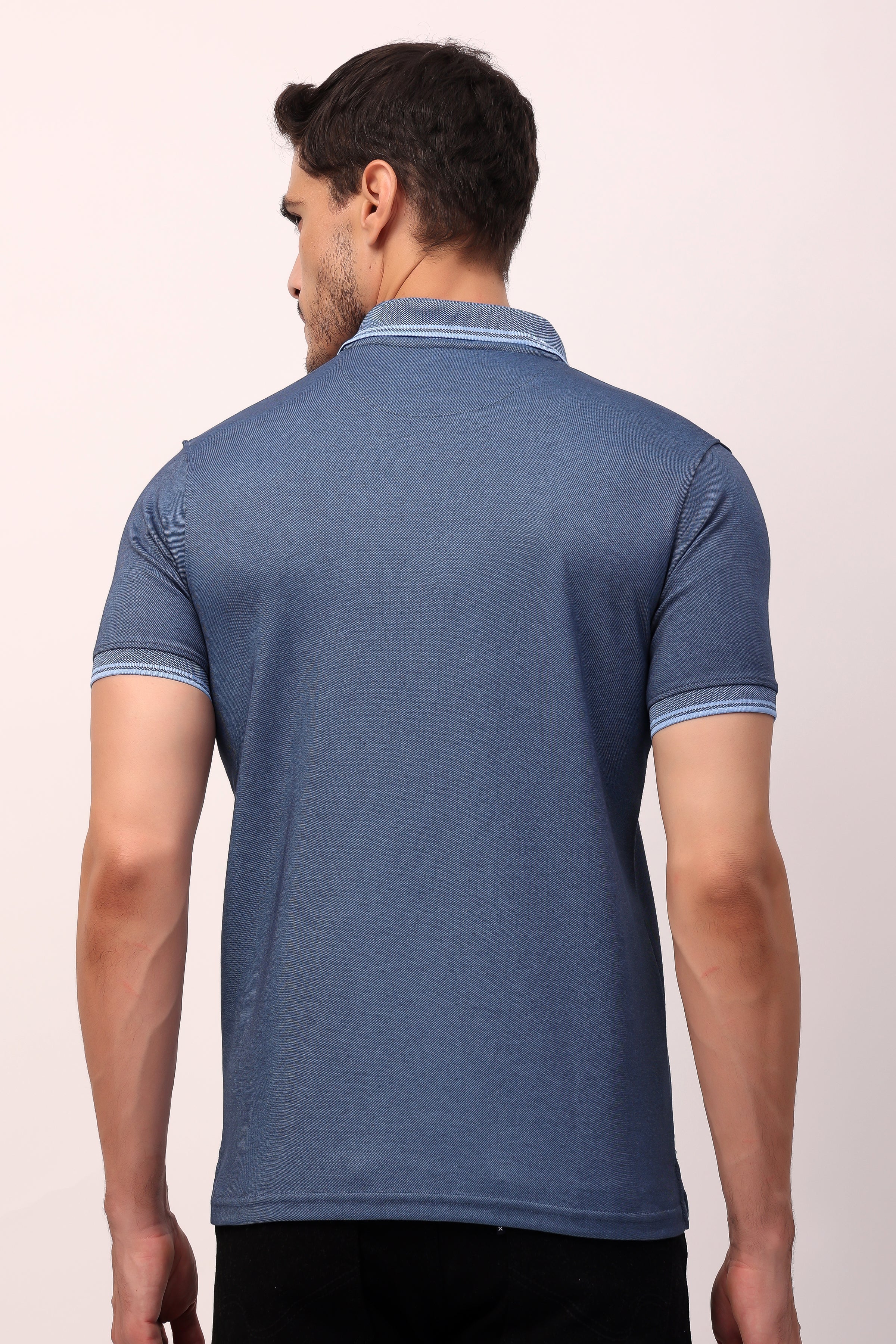 STYLOX Men's Half Sleeve Solid Polo T-shirt - Stylox