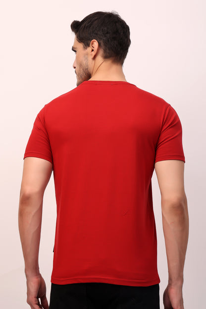 Stylox Men’s Regular Fit Round Neck Half Sleeve Solid T-Shirt | Premium Cotton Plain Casual Tee for Everyday Wear