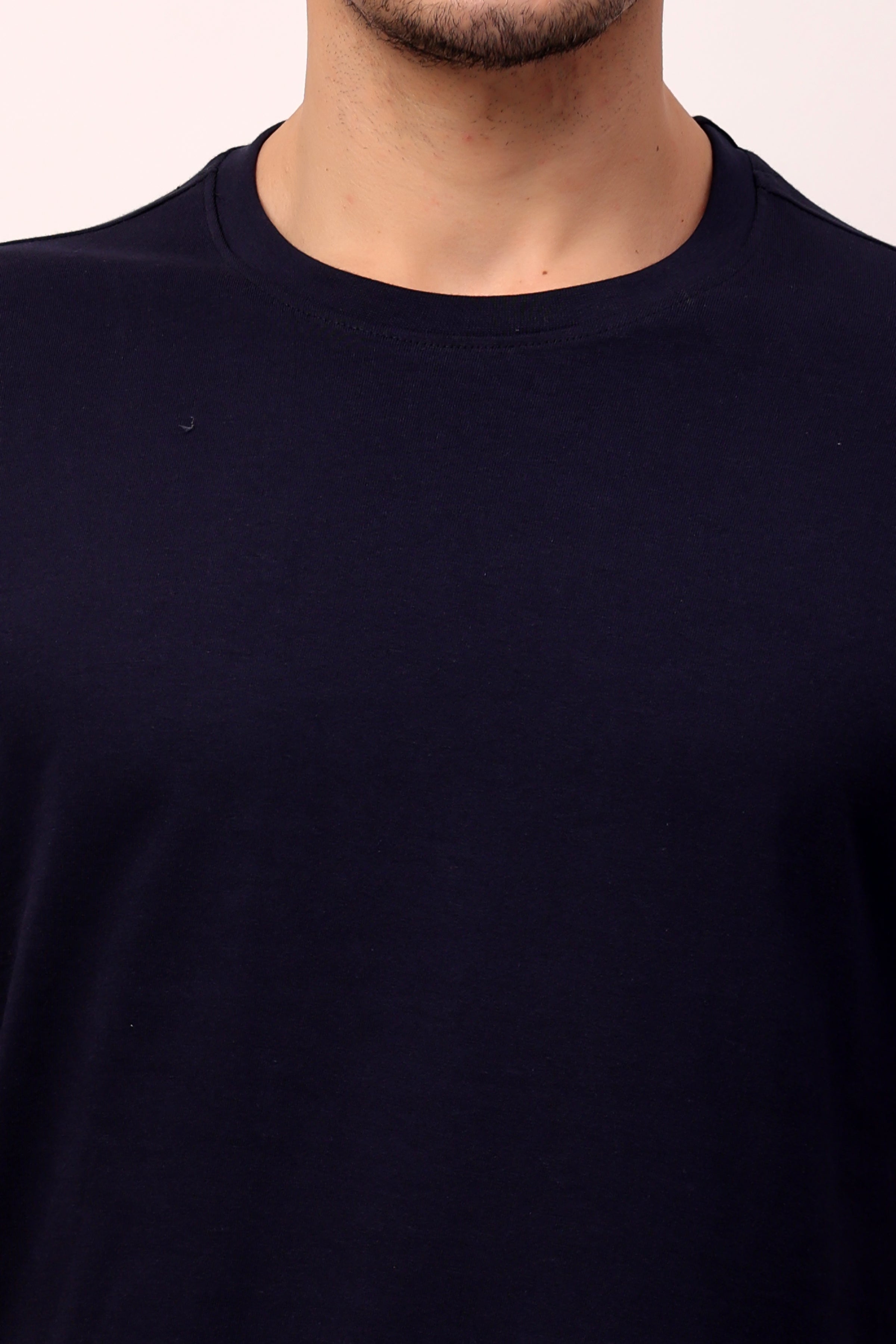 Stylox Men’s Regular Fit Round Neck Half Sleeve Solid T-Shirt | Premium Cotton Plain Casual Tee for Everyday Wear - Stylox