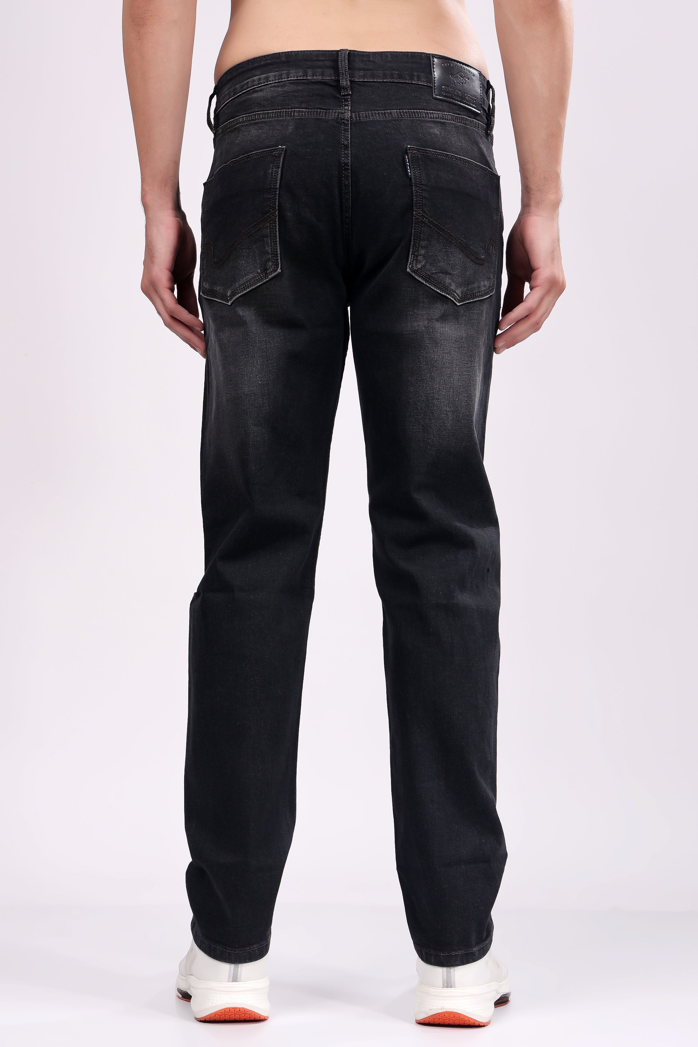 Stylox Men Slim Fit Denim Jeans - Dark Grey, - 5310-11211 - Stylox