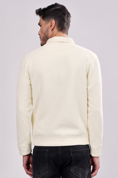 STYLOX Zipper Neck SWEATSHIRT For Men