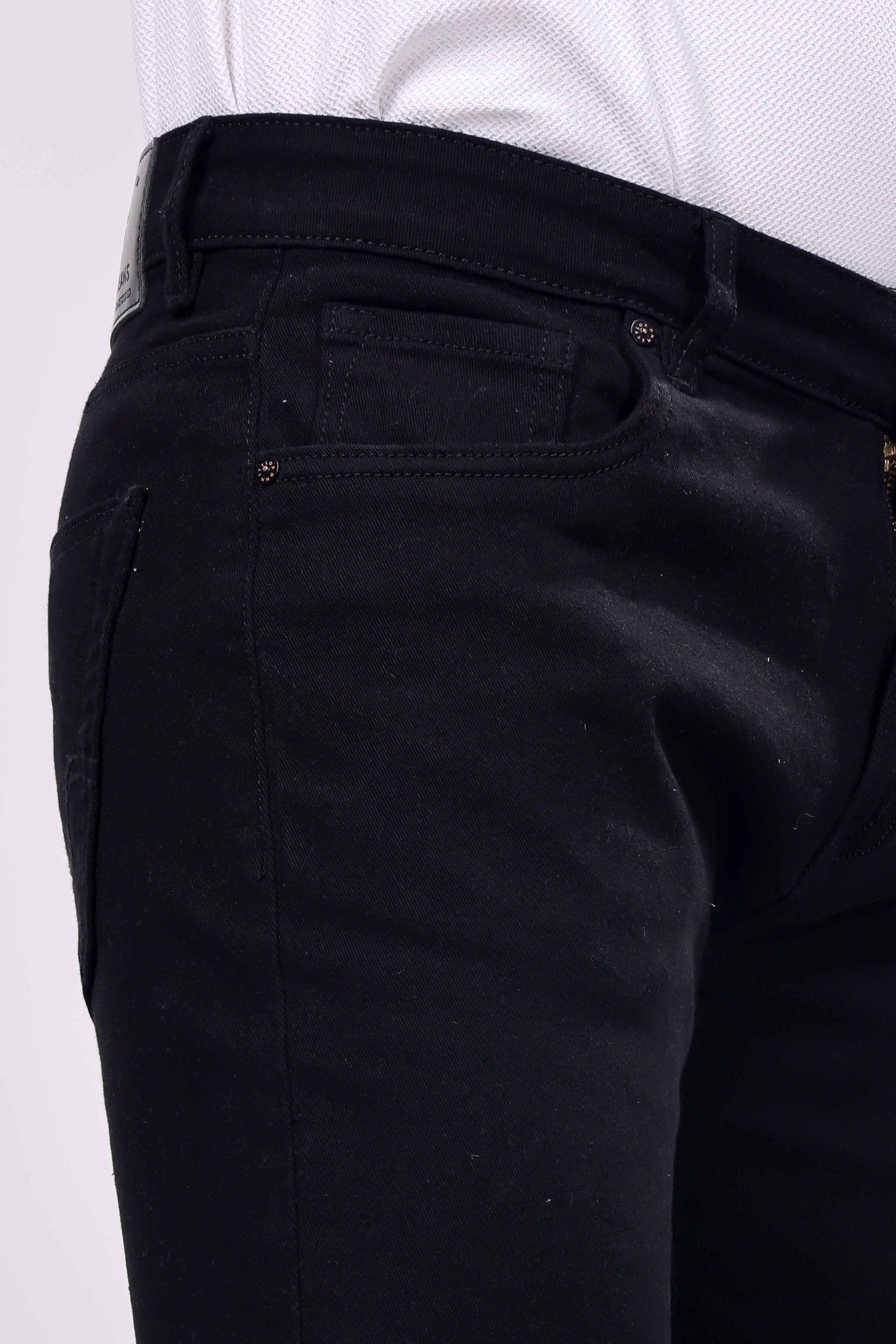 Stylox Men’s Slim Fit Denim Jeans - Black,  - 5810-11223 - Stylox