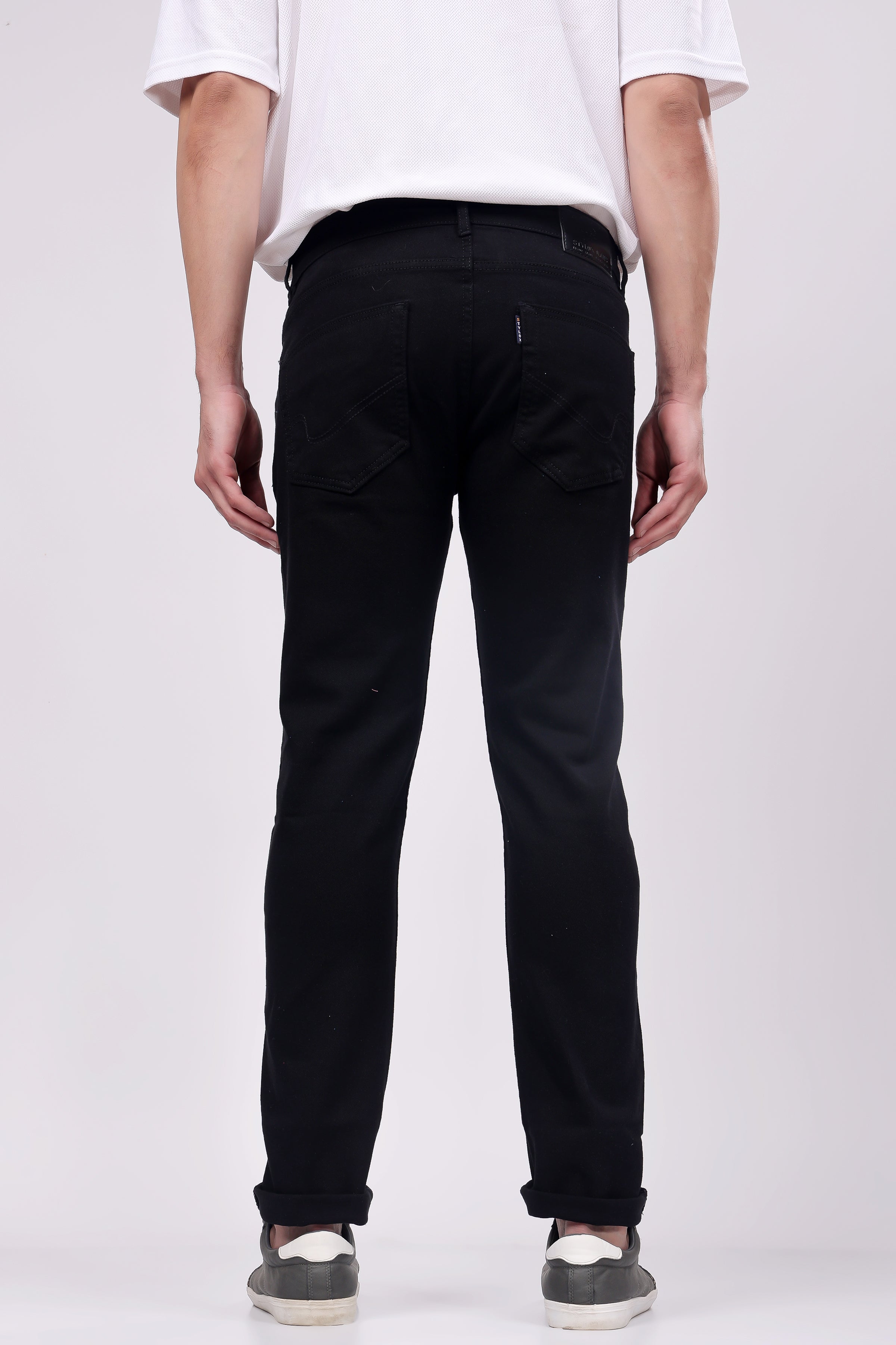 Stylox Men’s Slim Fit Denim Jeans - Black,  - 5810-11223 - Stylox