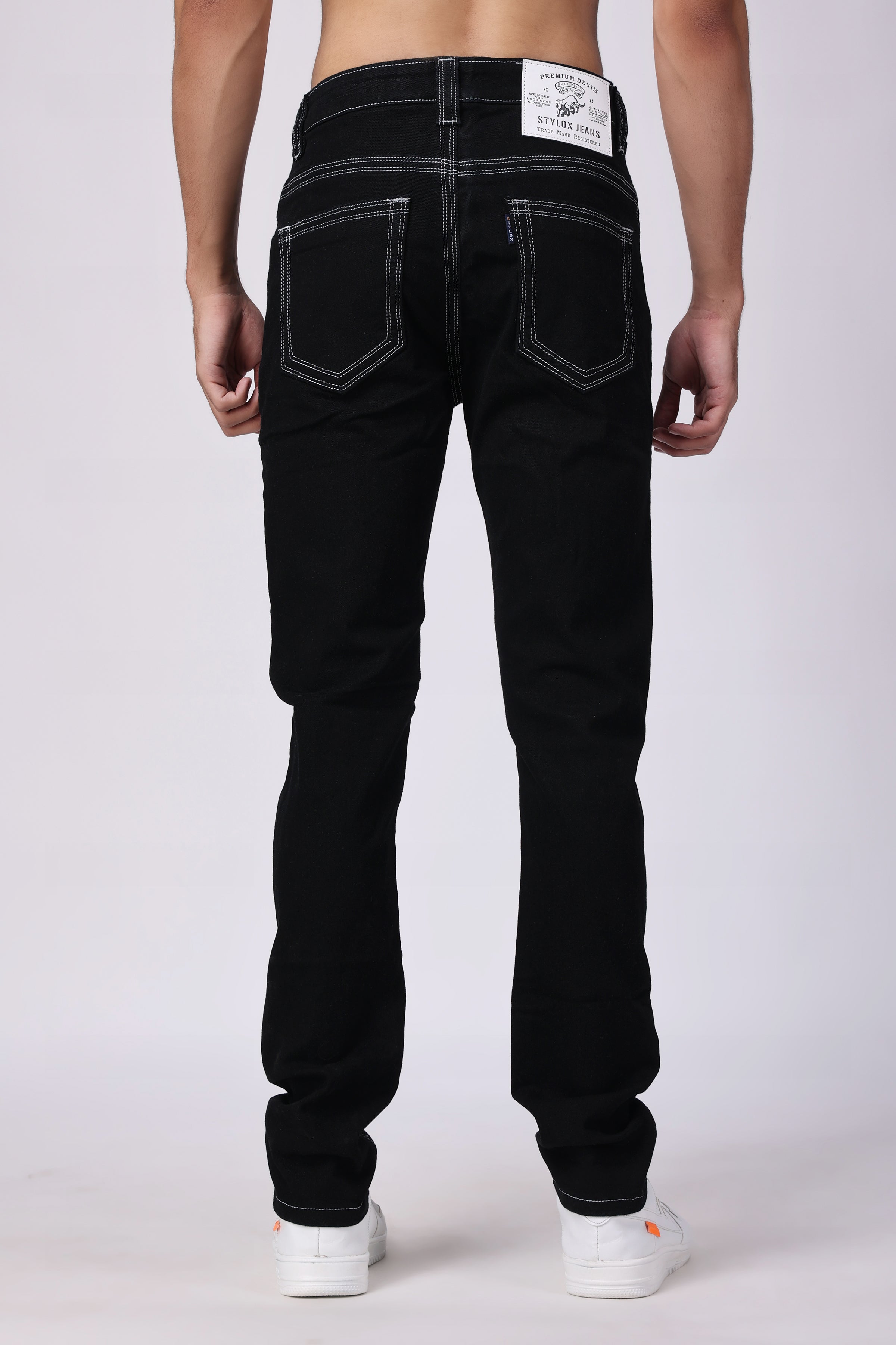 Stylox Men SLIM Fit Jeans | Black| 5810-10177 - Stylox