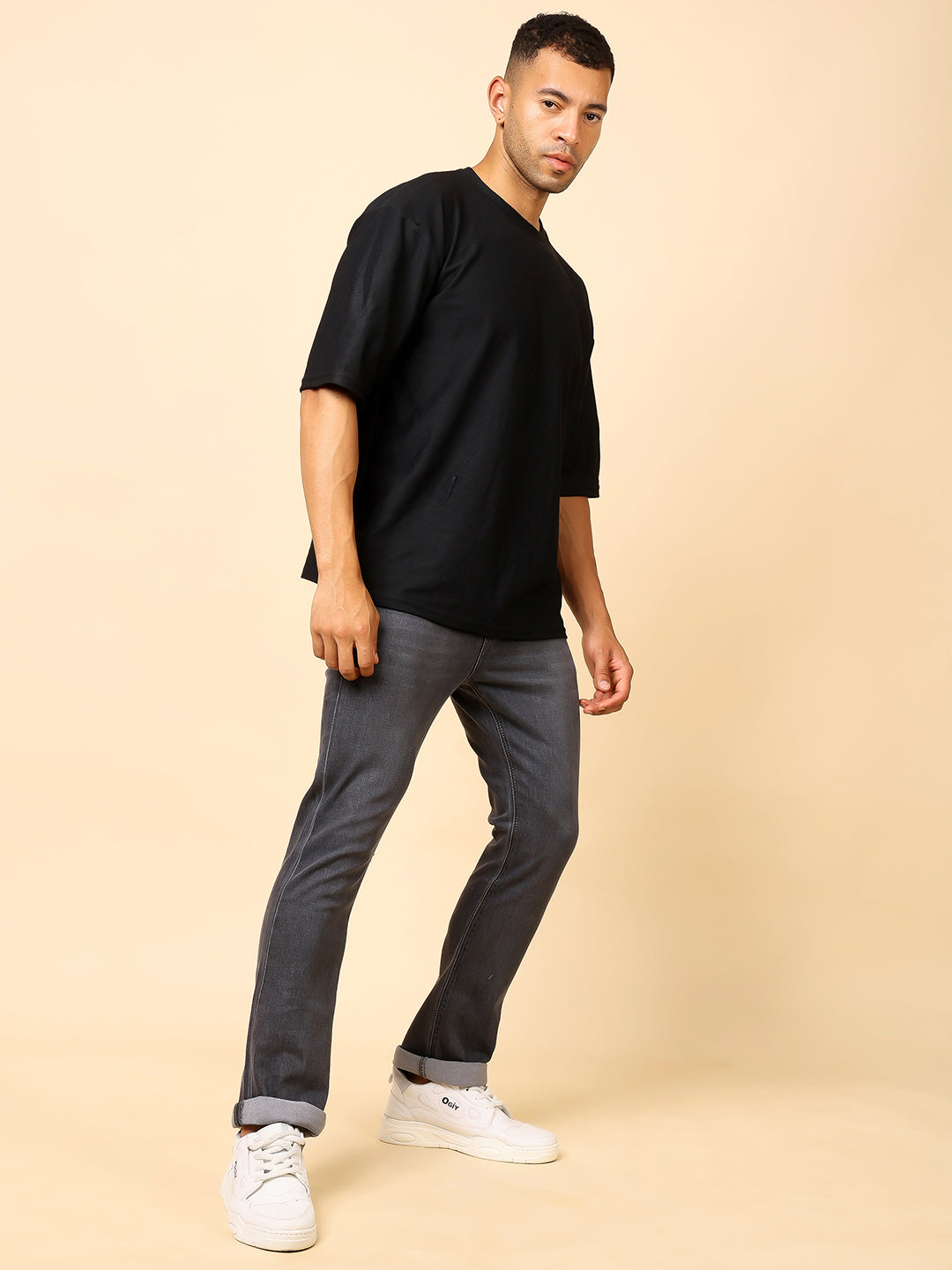 Stylox Men’s Bootcut Fit Mid-Rise Denim Jeans - Stylox
