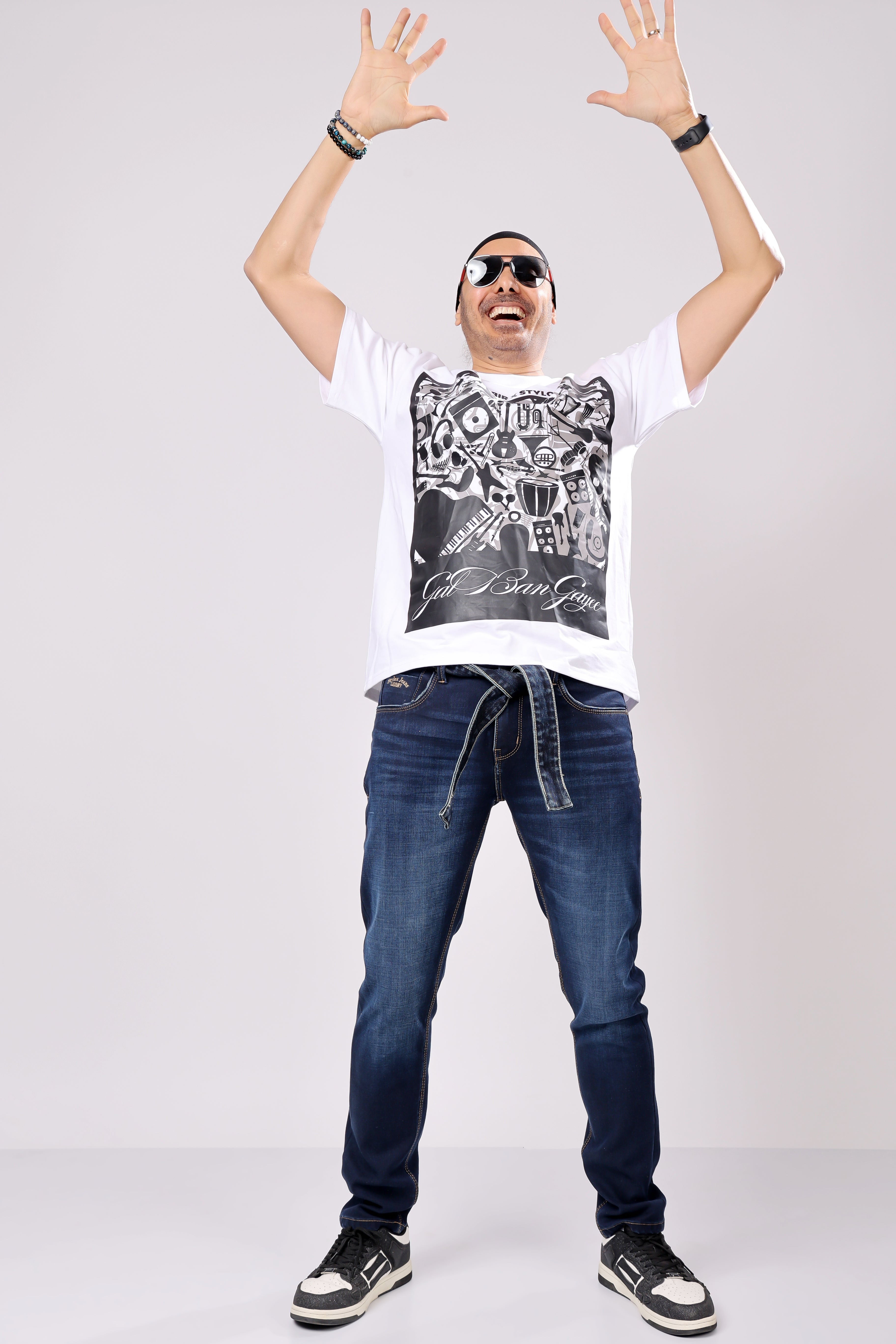 Stylox Men’s Oversized Round Neck Half Sleeve Printed T-Shirt | Premium Cotton Loose Fit Graphic Tee for Streetwear &amp; Casual Style