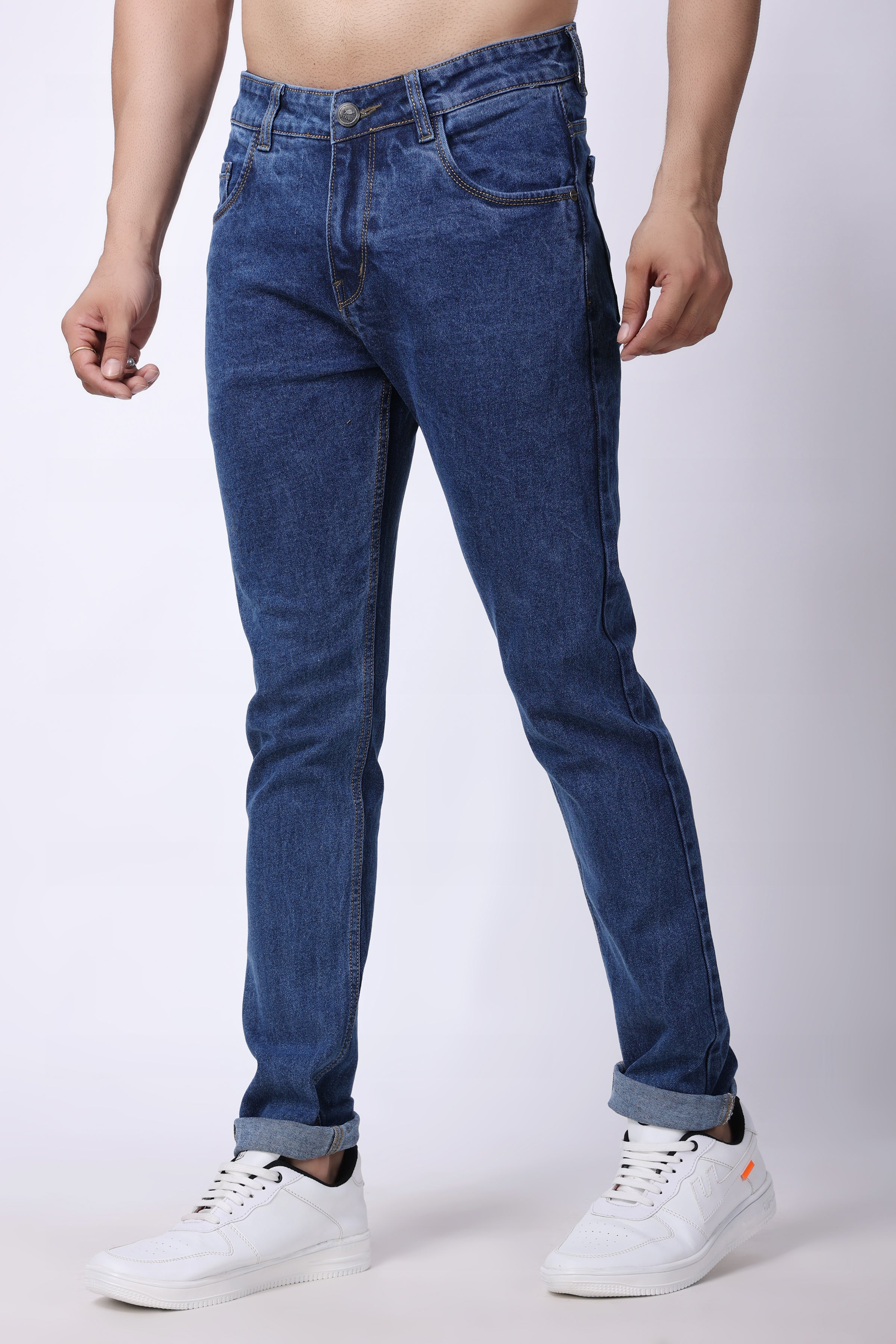 Stylox Men Slim Fit Jean | Blue | Available in Multiple Sizes - 90054 - Stylox